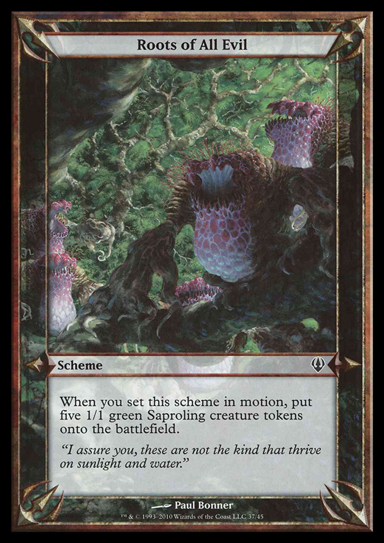 Roots of All Evil (Archenemy) magic card front