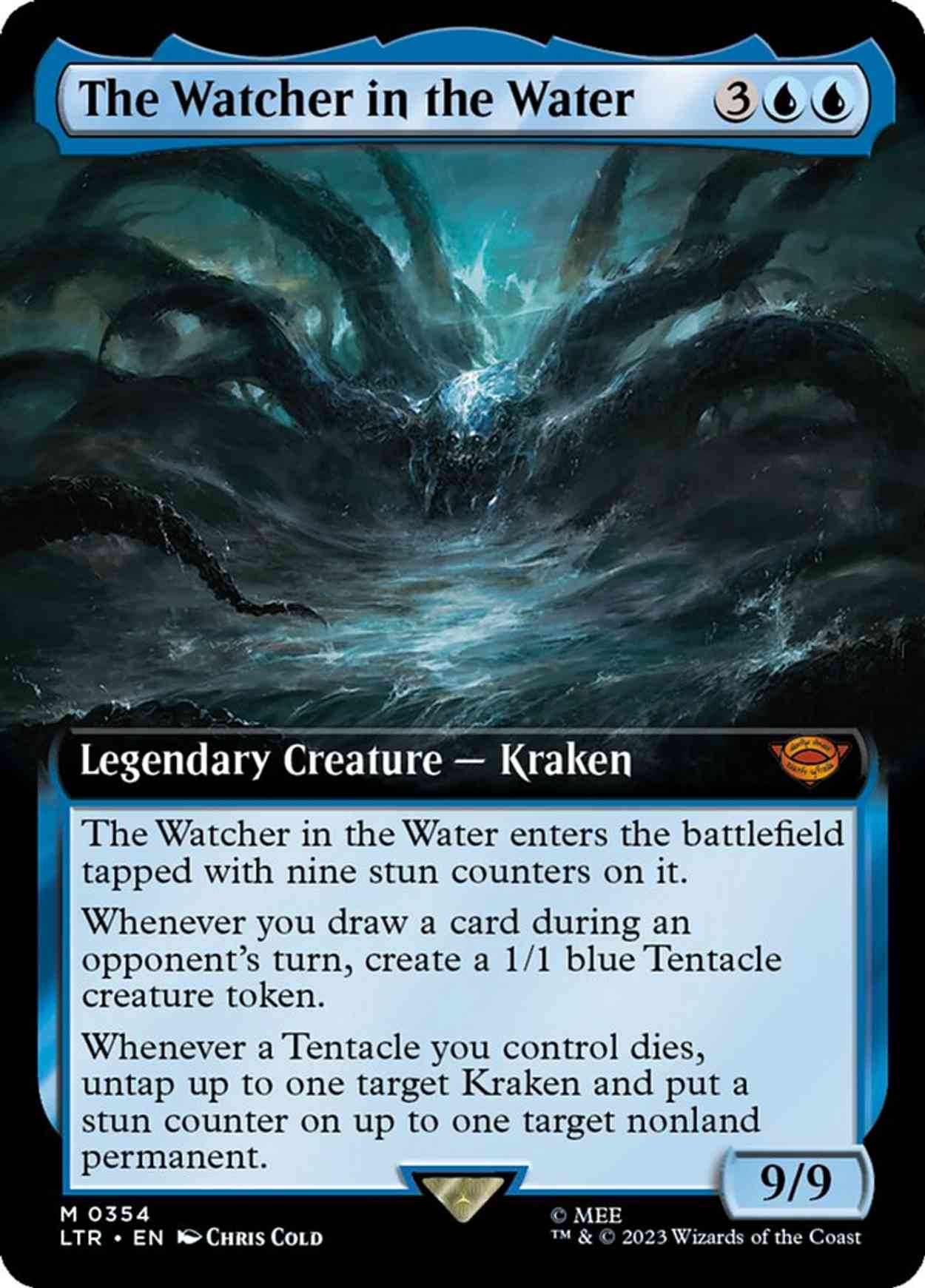 The Watcher in the Water (Extended Art) magic card front