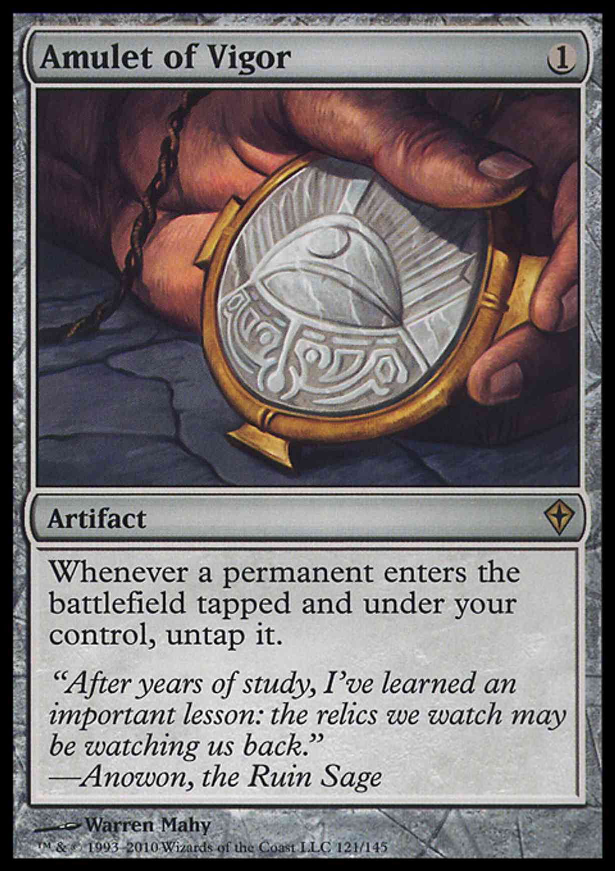 Amulet of Vigor magic card front