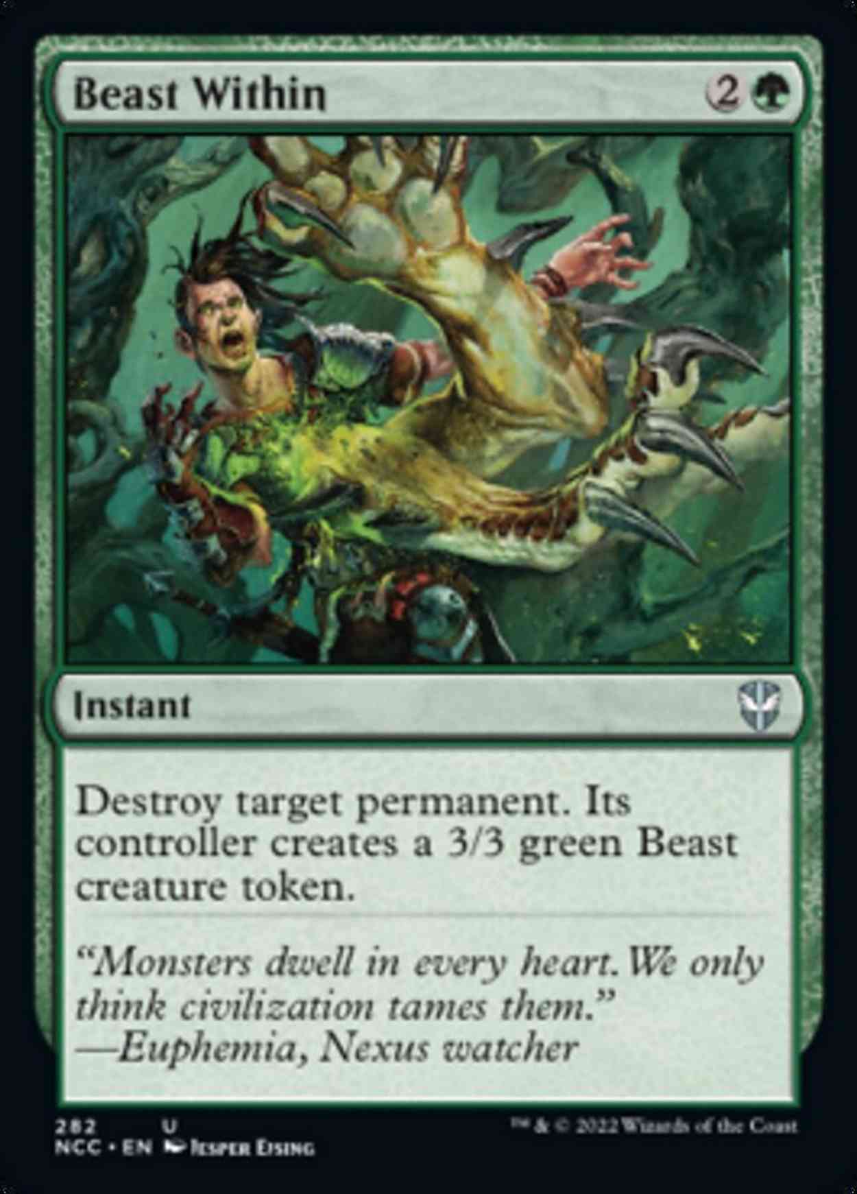 Beast Within magic card front