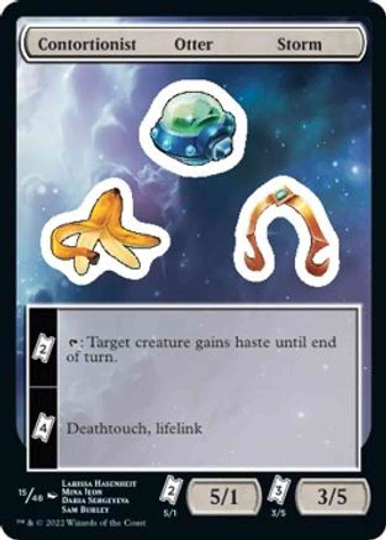 Contortionist Otter Storm magic card front