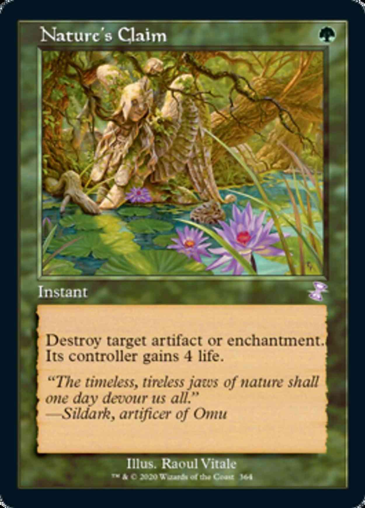 Nature's Claim magic card front