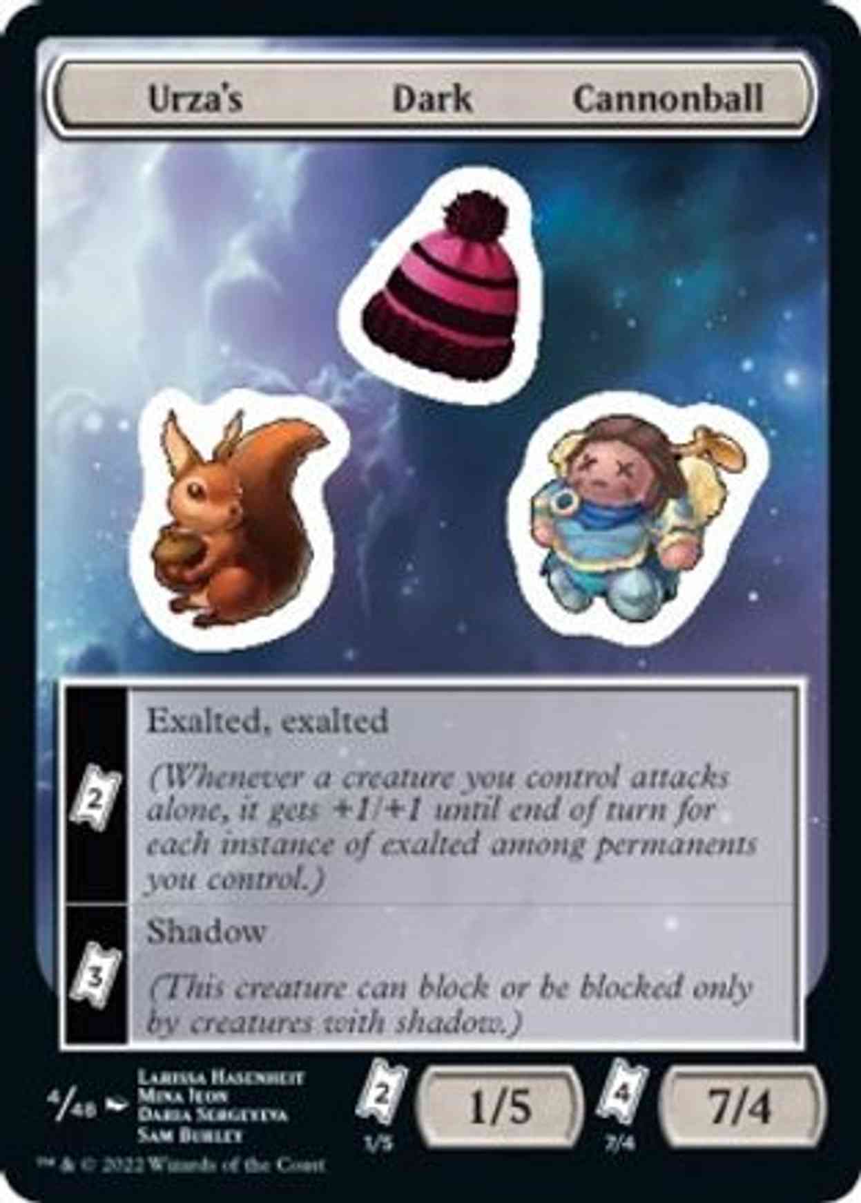 Urza's Dark Cannonball magic card front