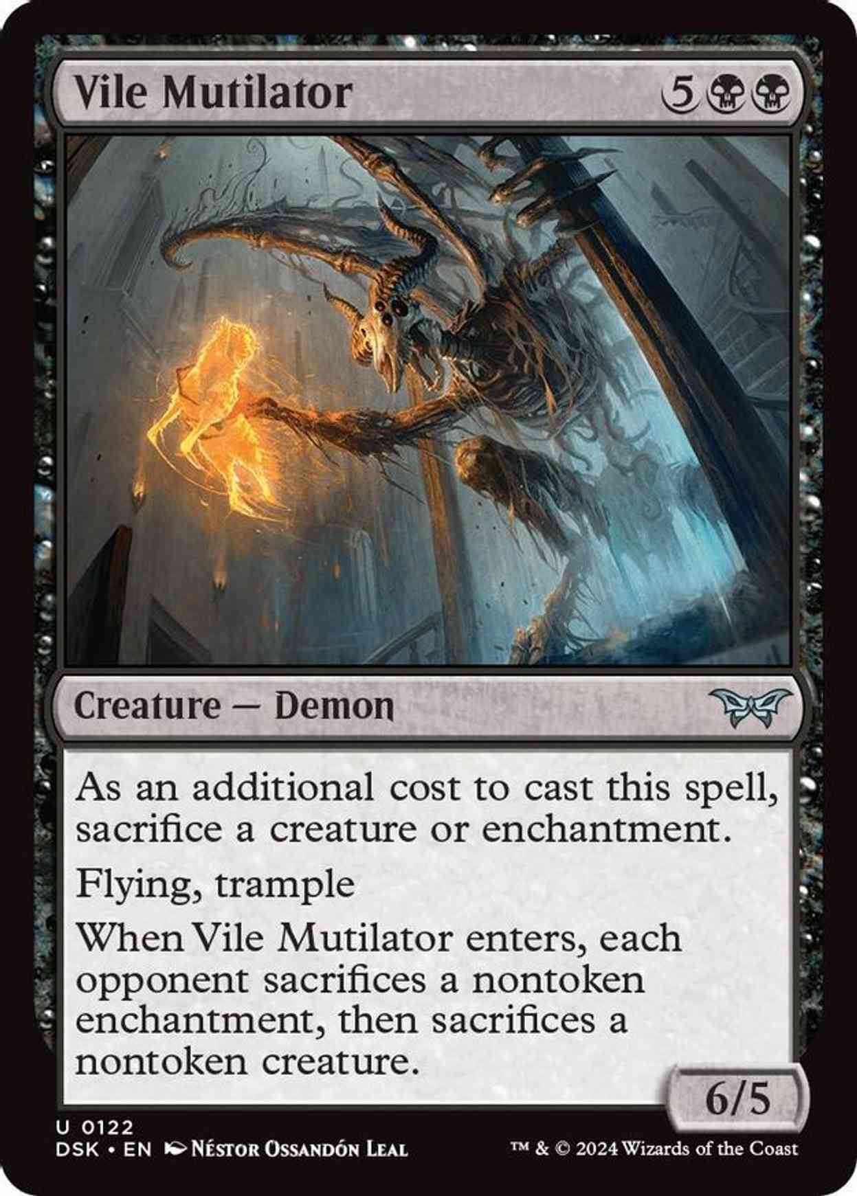 Vile Mutilator magic card front