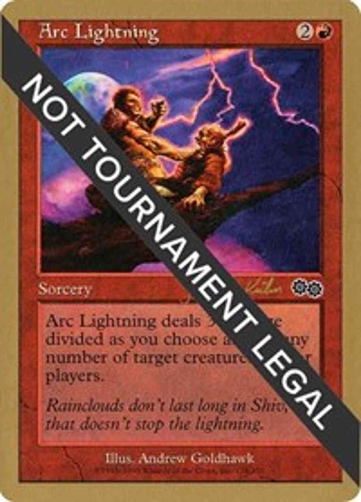Arc Lightning - 2000 Janosch Kuhn (USG) magic card front