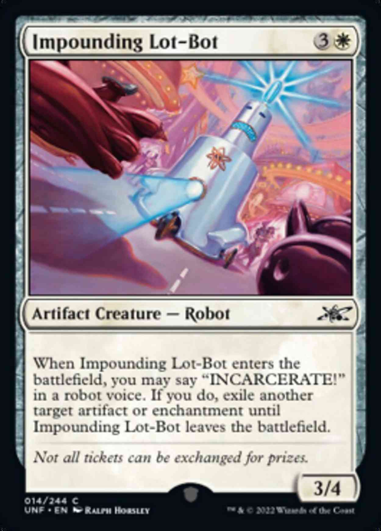 Impounding Lot-Bot magic card front