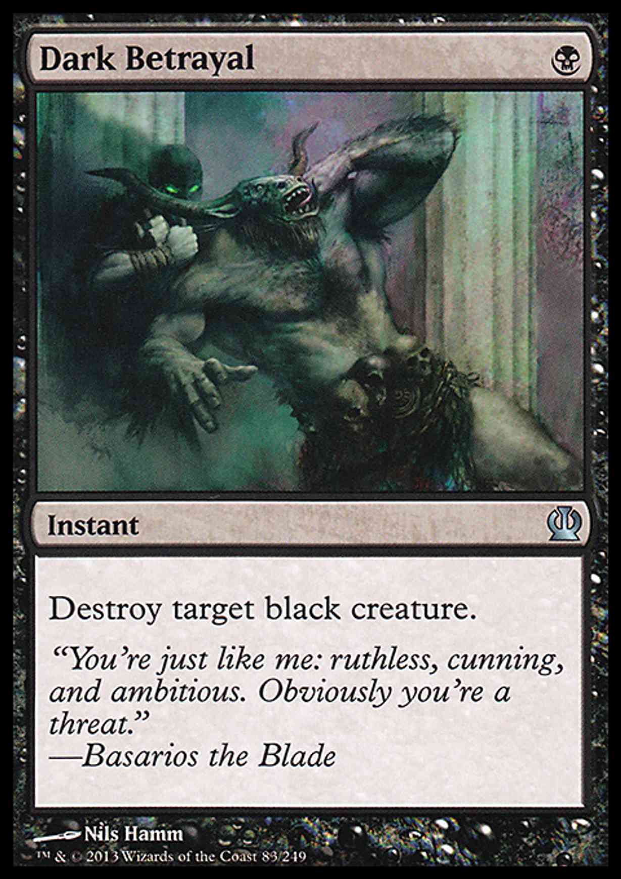 Dark Betrayal magic card front