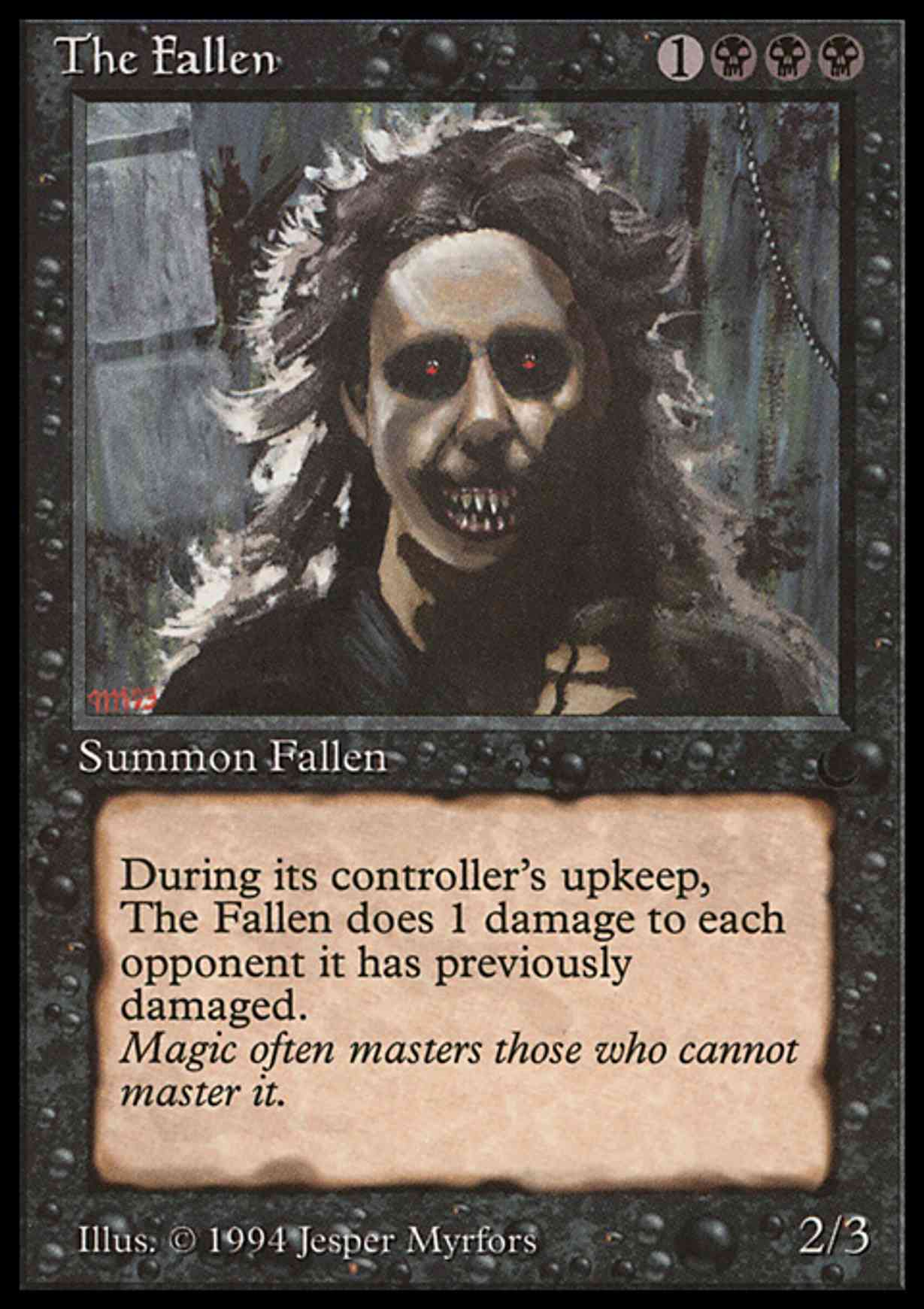 The Fallen magic card front