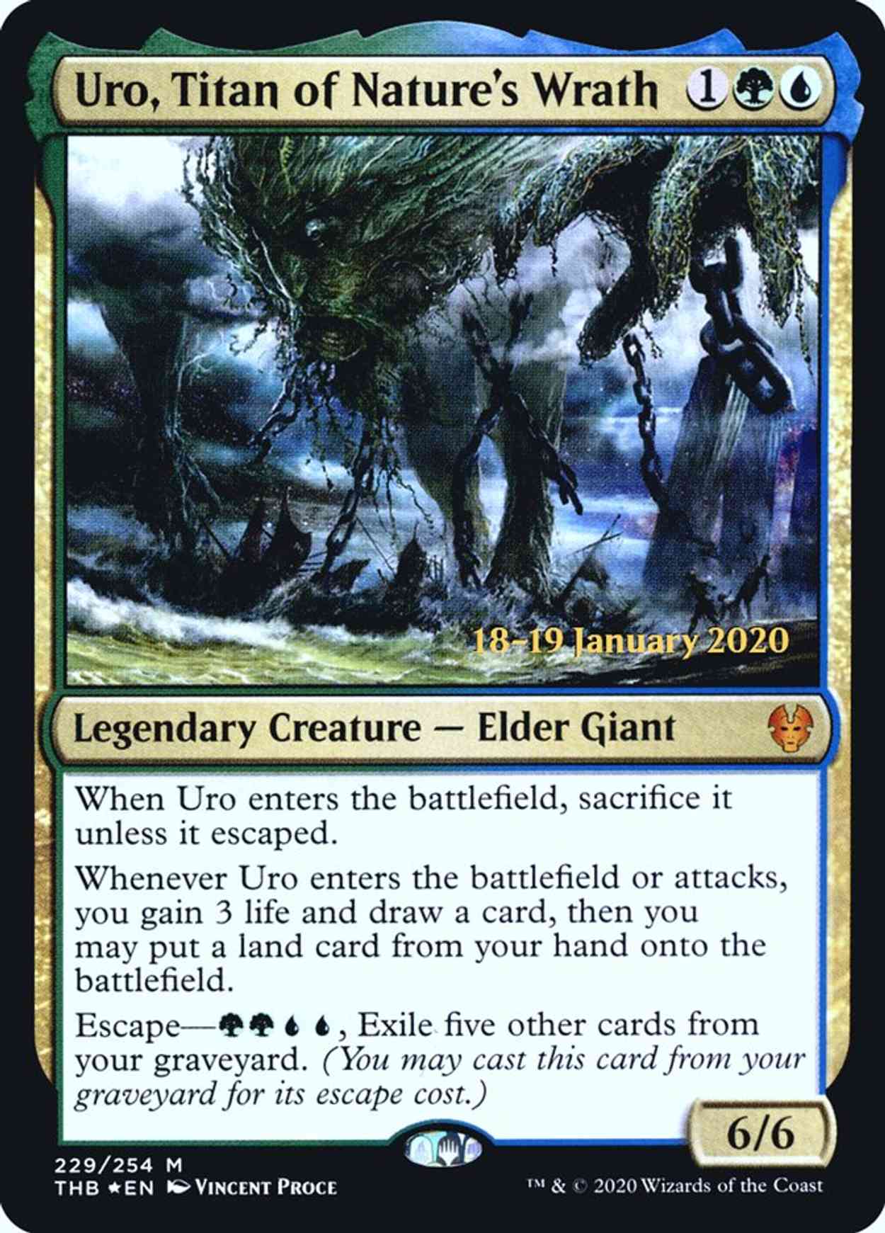 Uro, Titan of Nature's Wrath magic card front