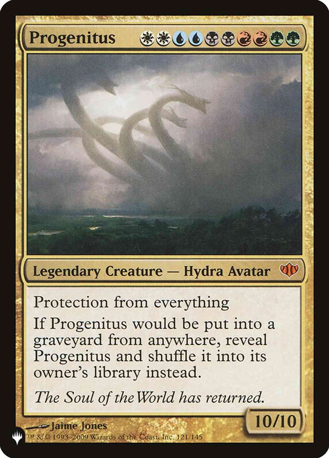 Progenitus magic card front