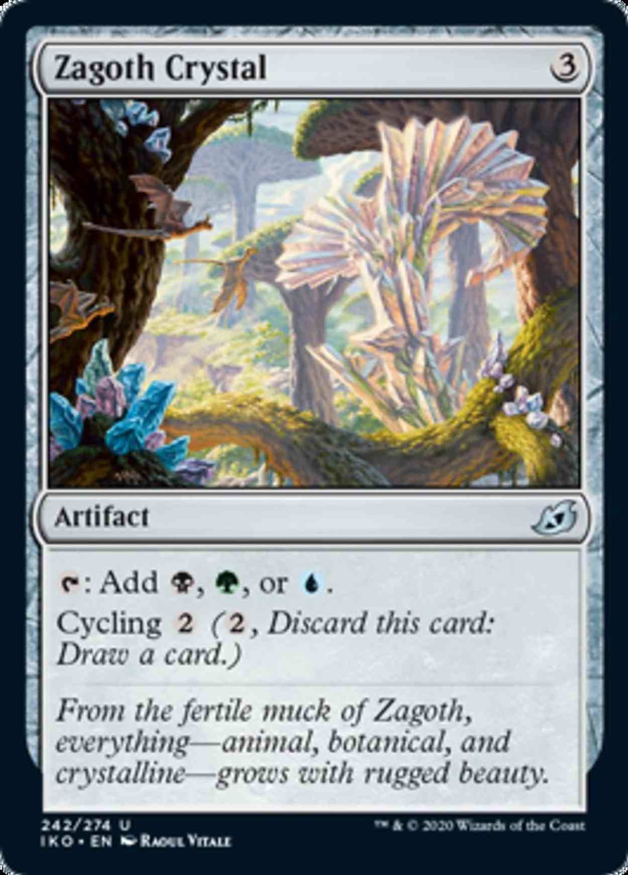 Zagoth Crystal magic card front
