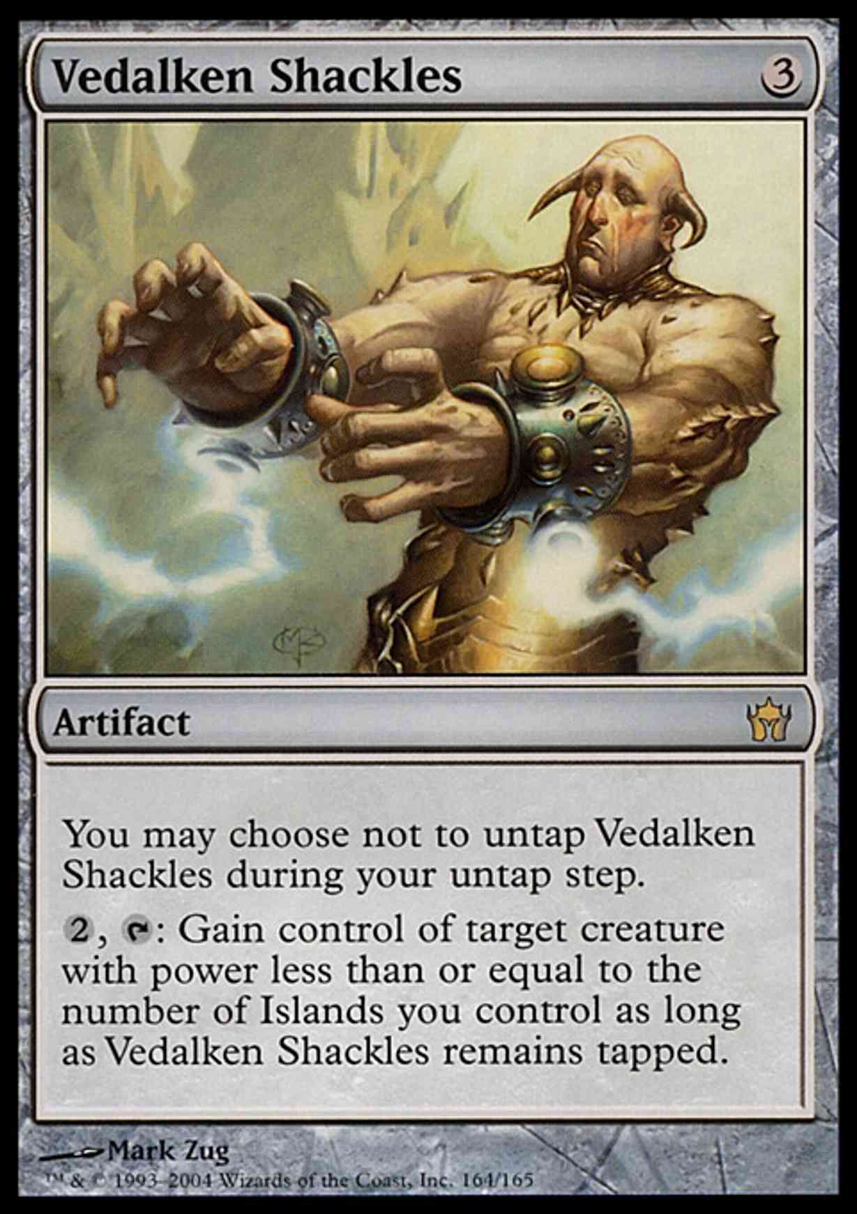 Vedalken Shackles magic card front