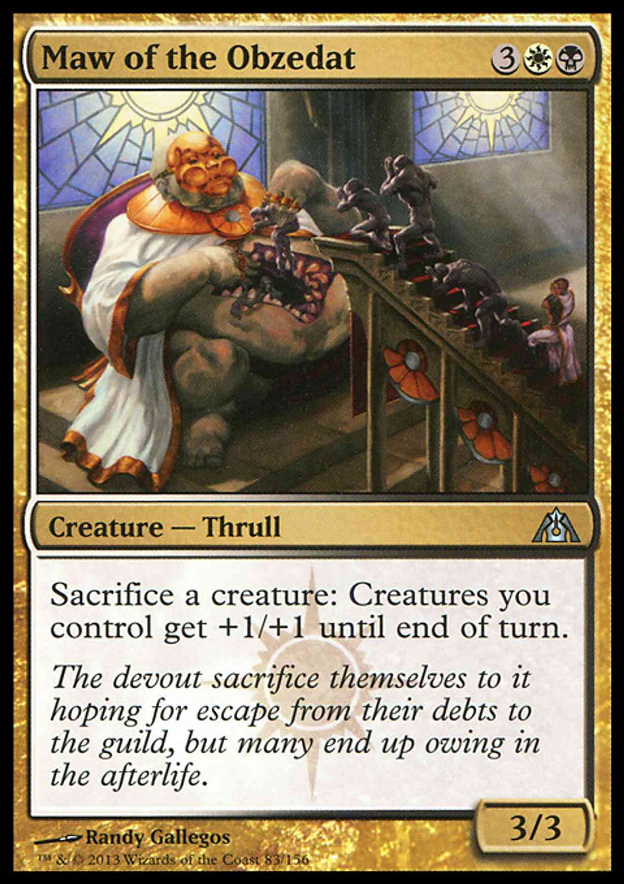 Maw of the Obzedat magic card front