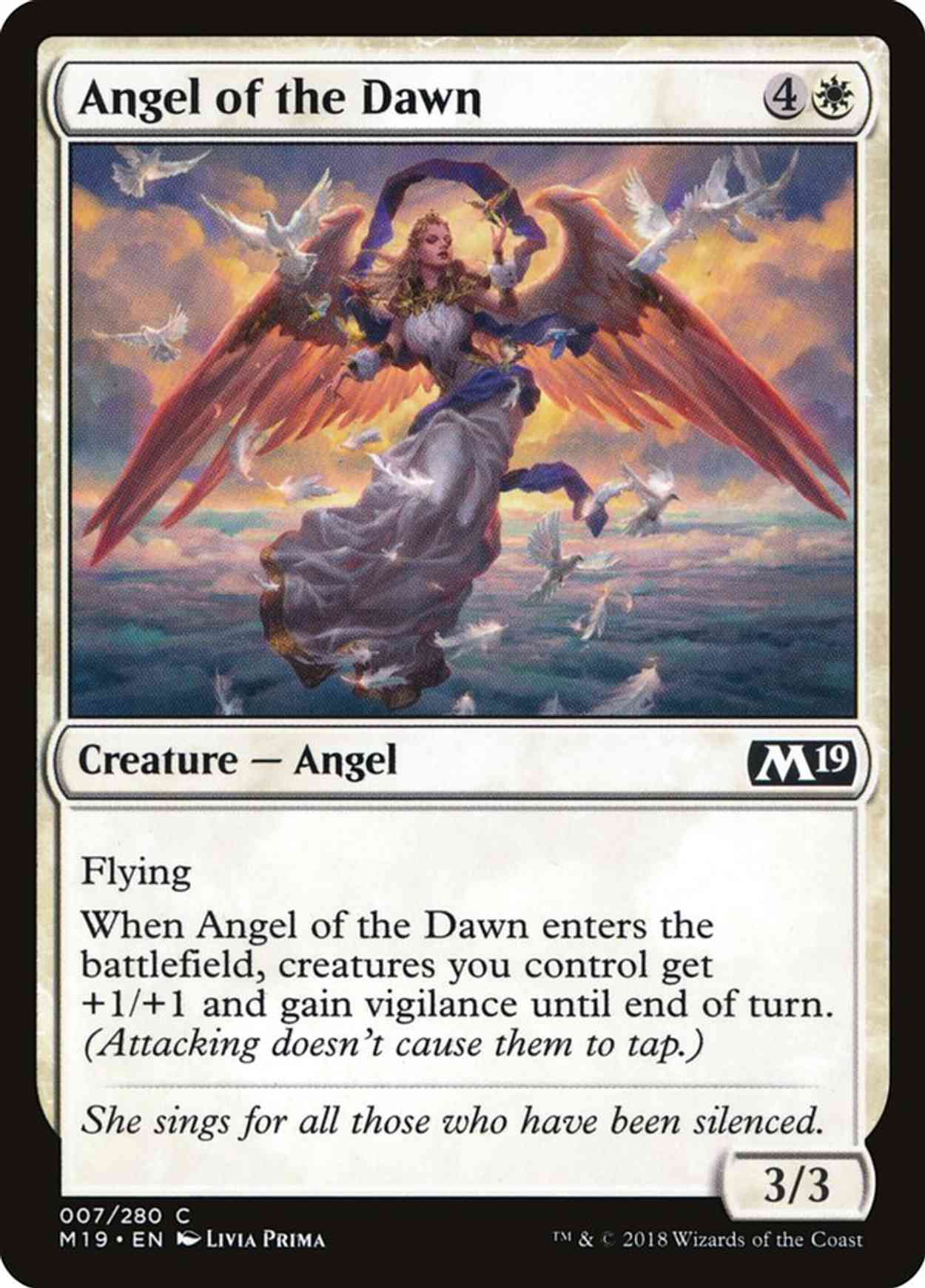 Angel of the Dawn magic card front