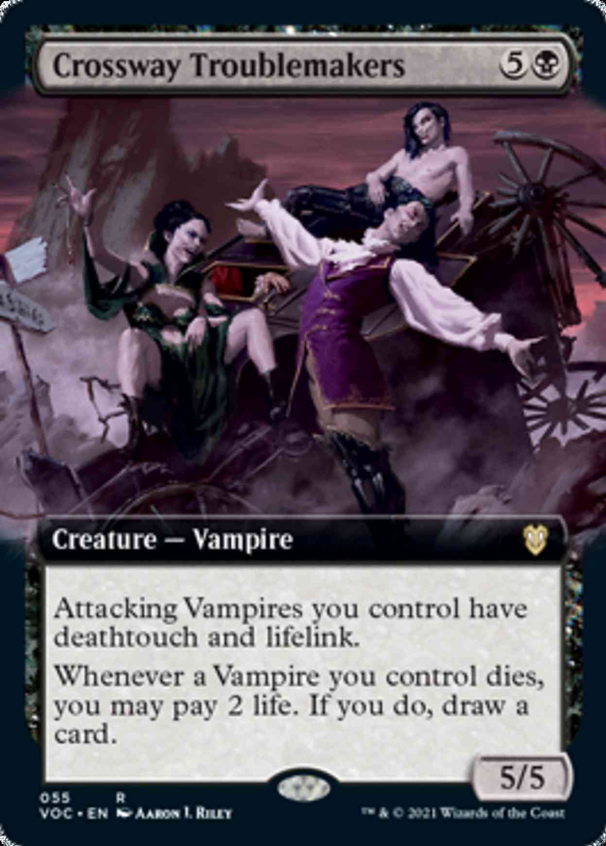 Crossway Troublemakers (Extended Art) magic card front