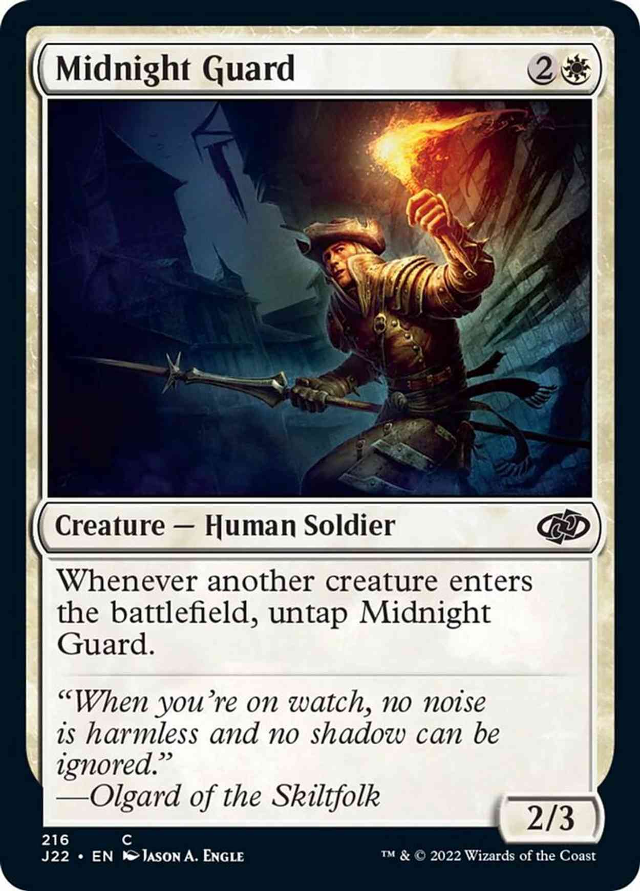 Midnight Guard magic card front