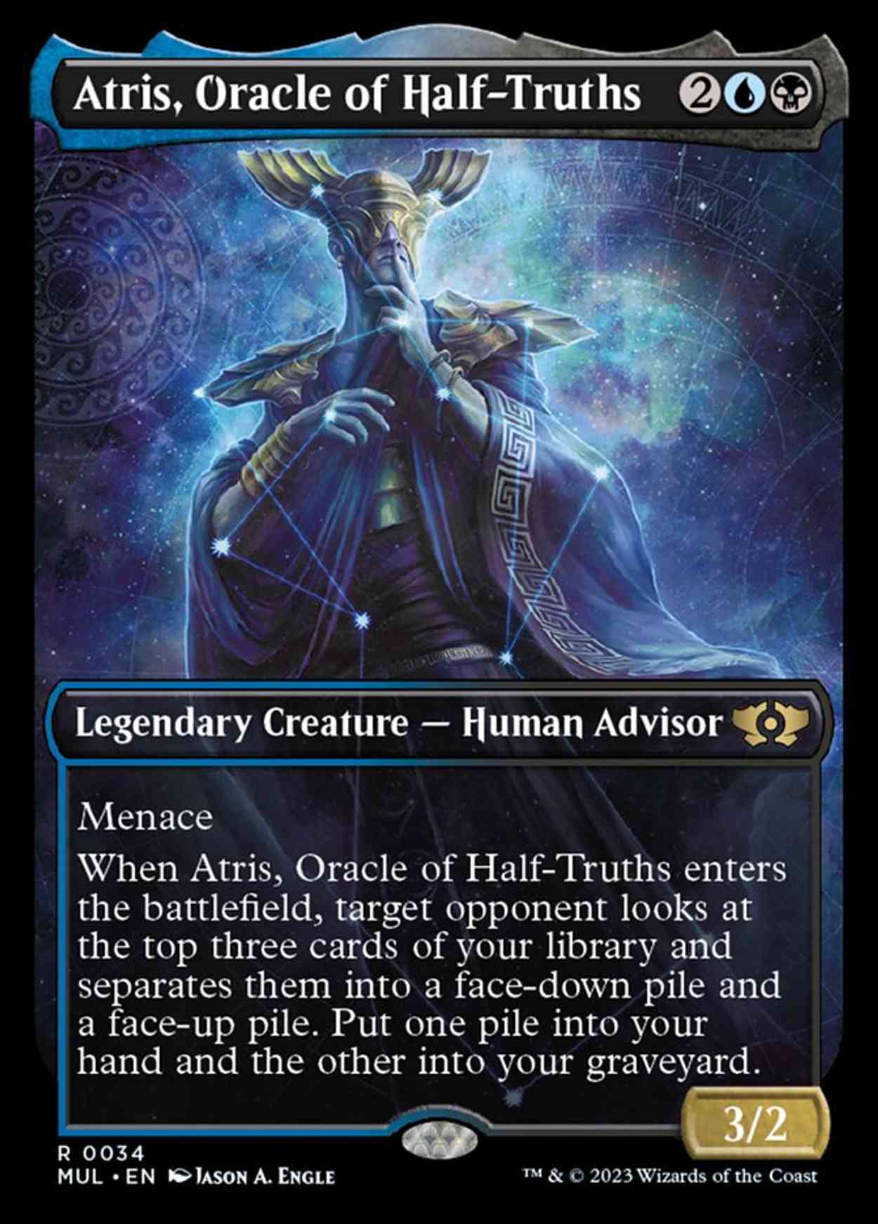 Atris, Oracle of Half-Truths magic card front