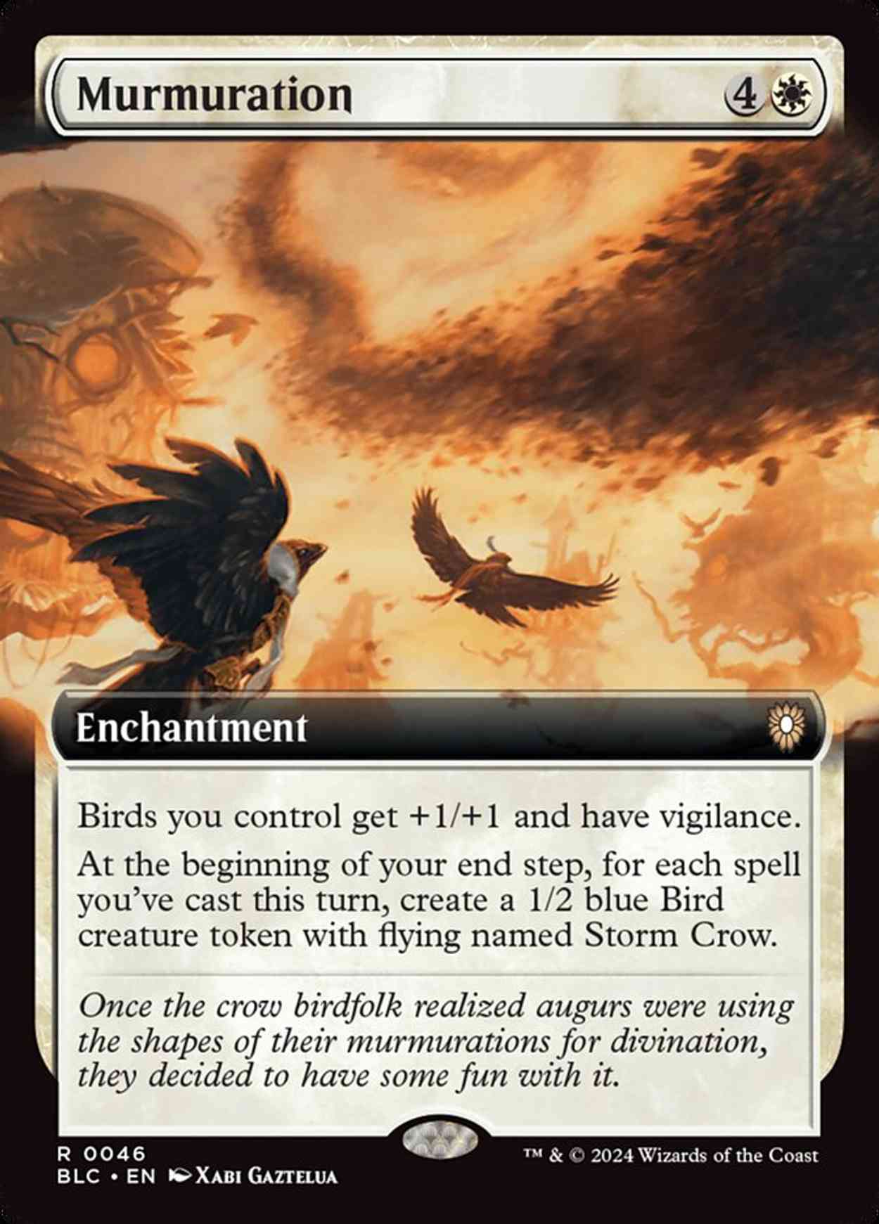 Murmuration magic card front