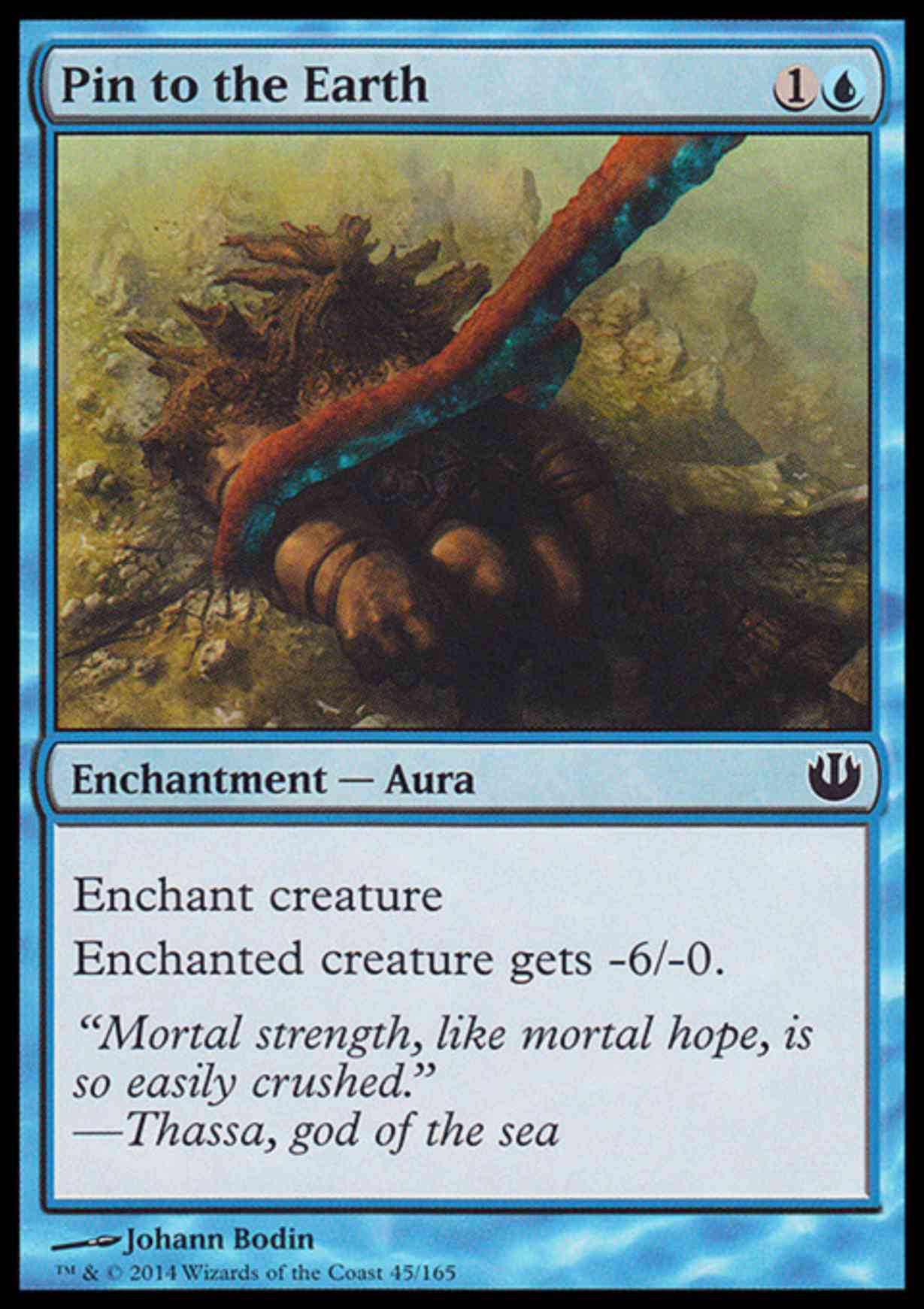 Pin to the Earth magic card front