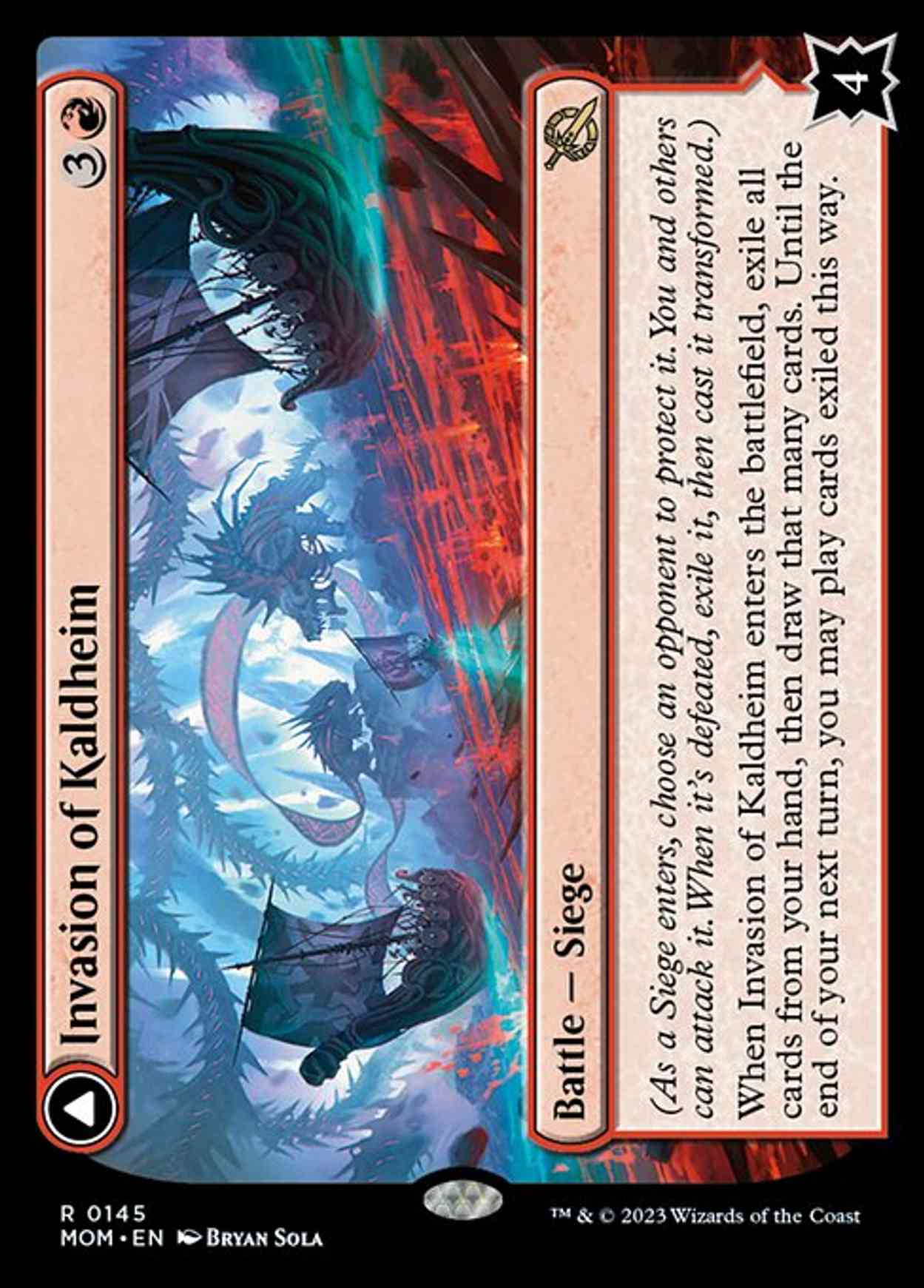 Invasion of Kaldheim magic card front