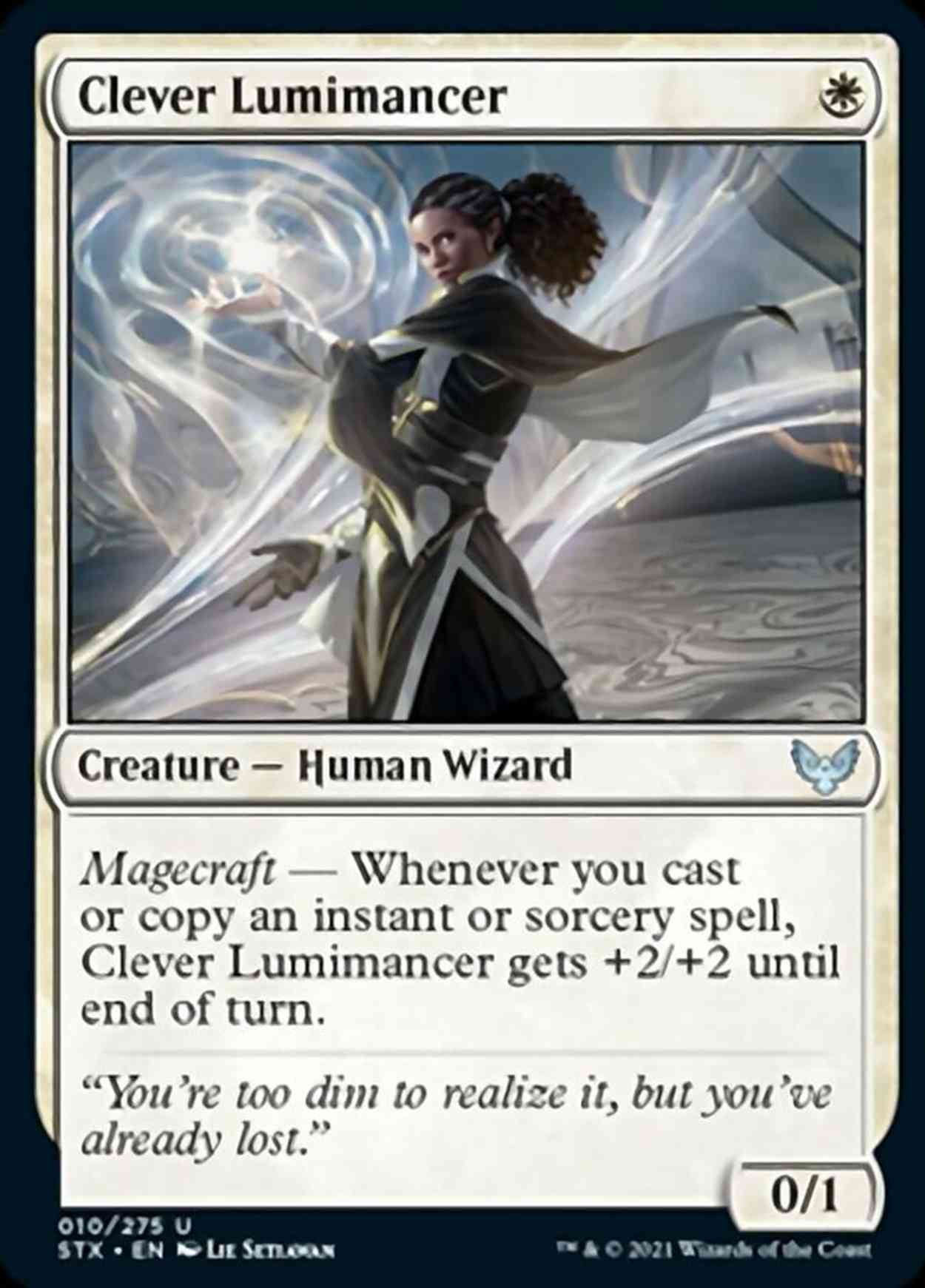Clever Lumimancer magic card front