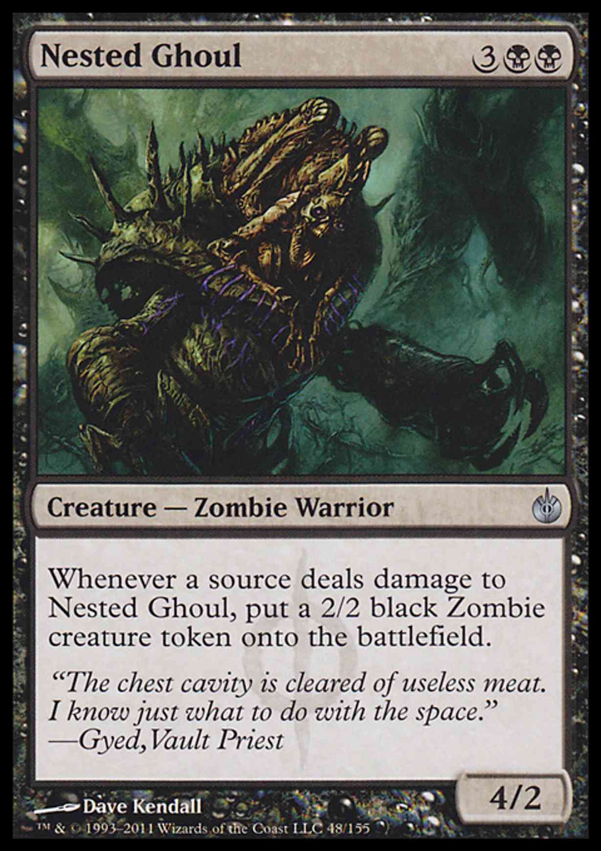 Nested Ghoul magic card front