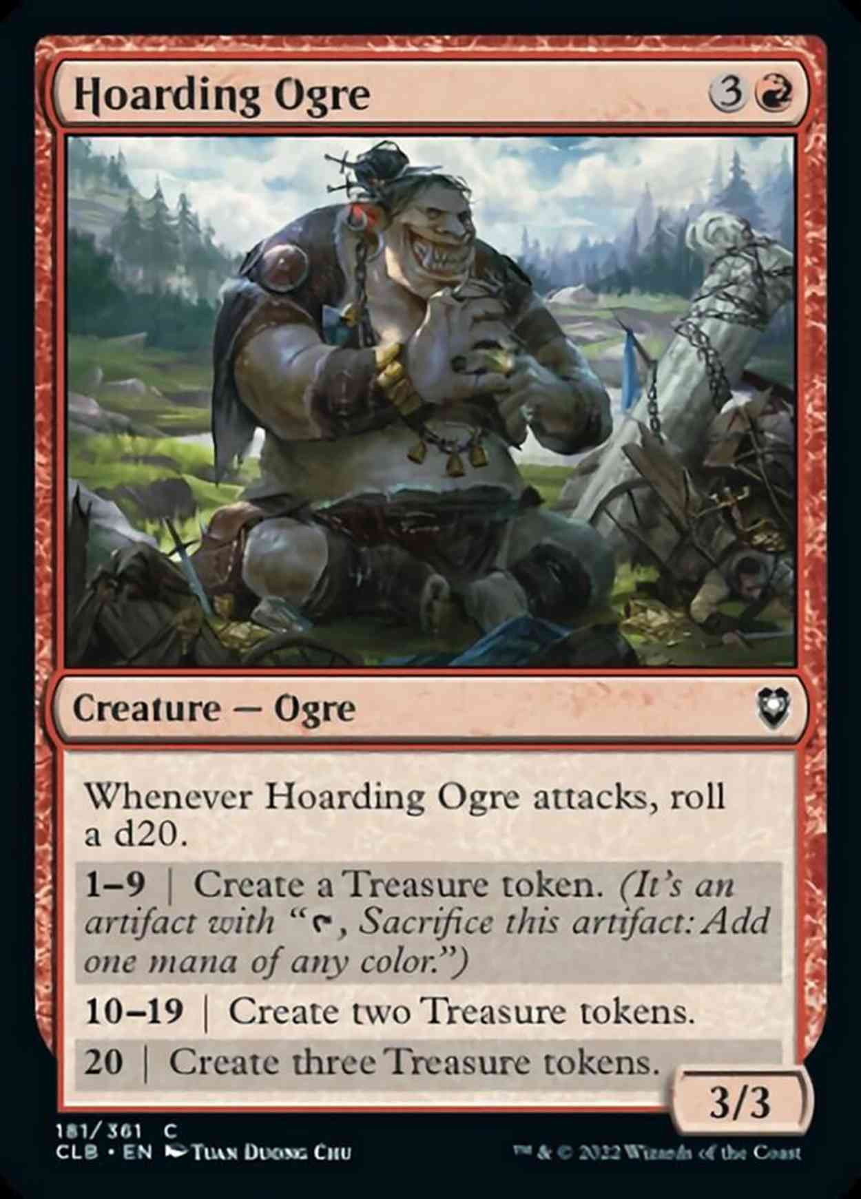 Hoarding Ogre magic card front