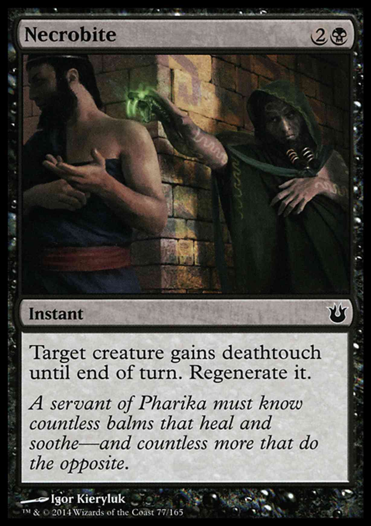 Necrobite magic card front