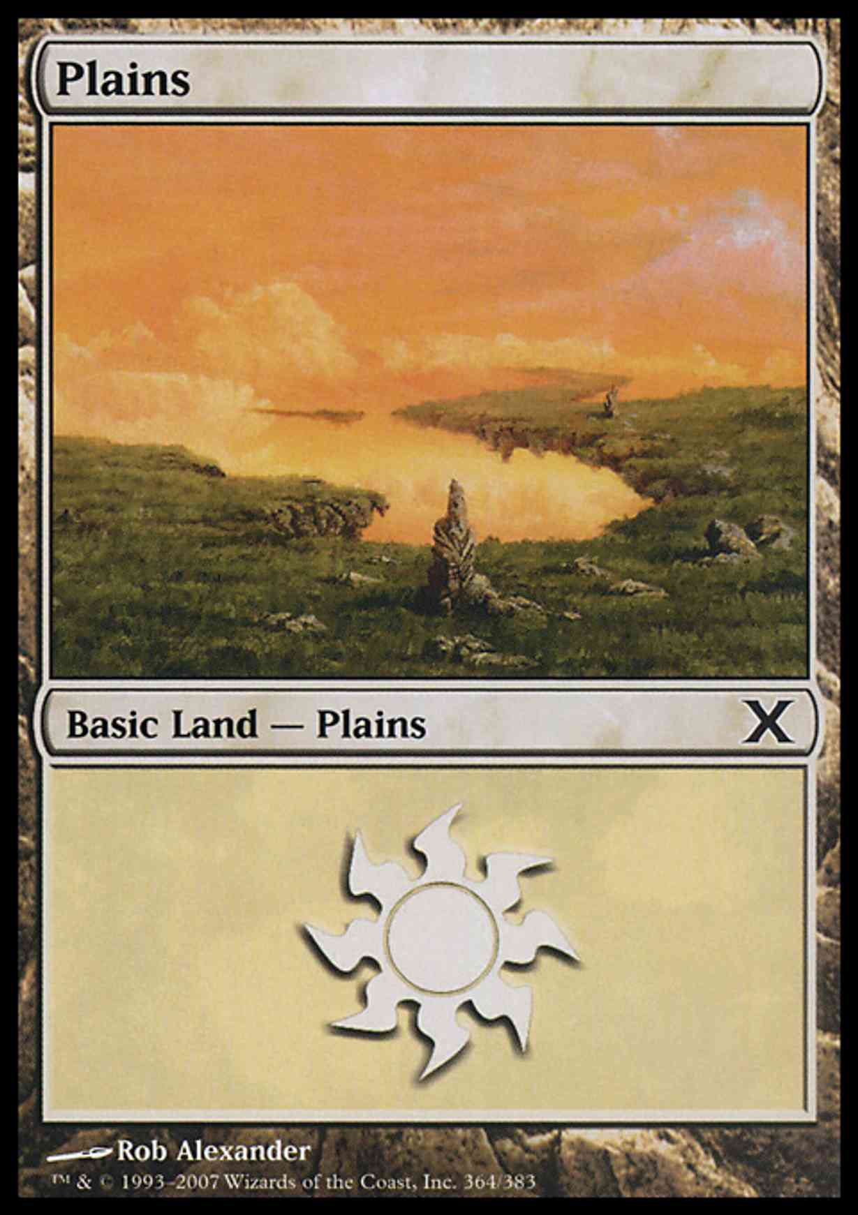 Plains (364) magic card front