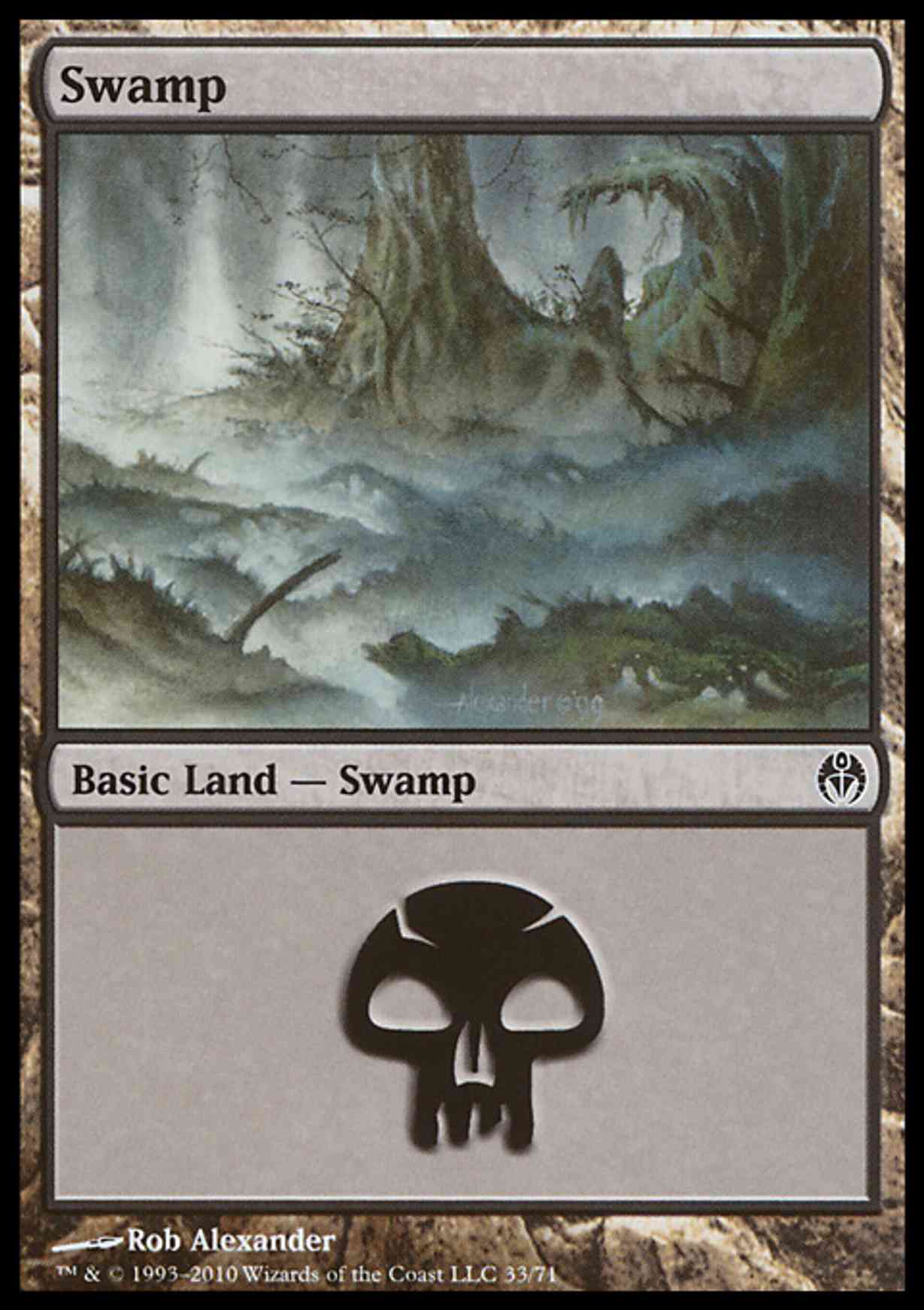 Swamp (33)  magic card front