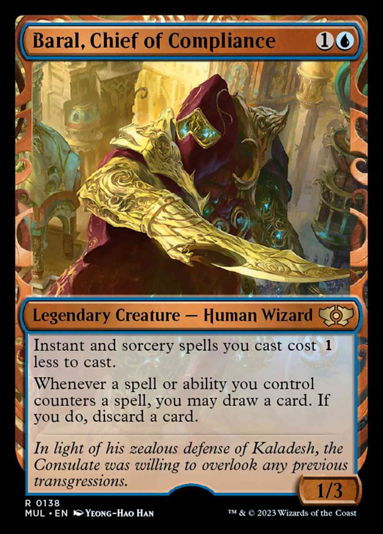 Baral, Chief of Compliance (Halo Foil) magic card front