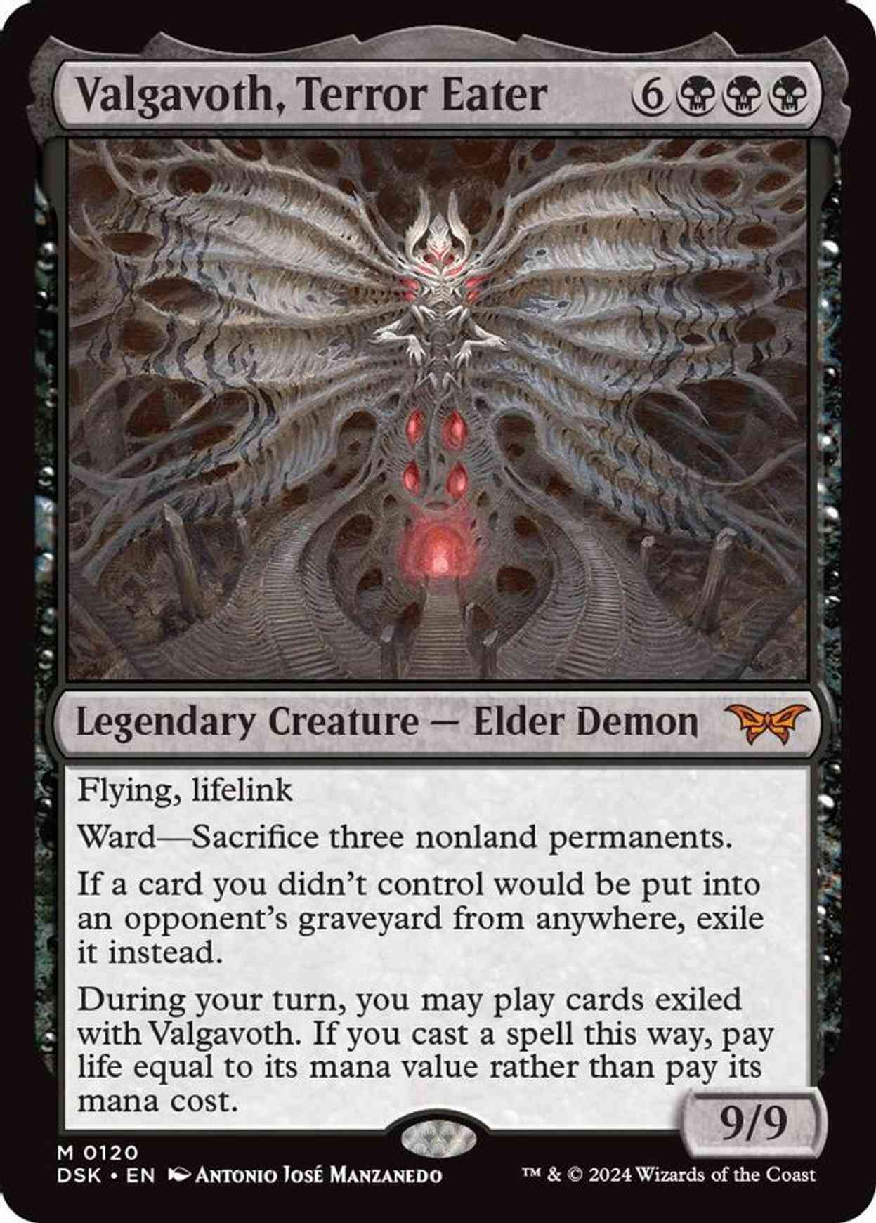 Valgavoth, Terror Eater magic card front