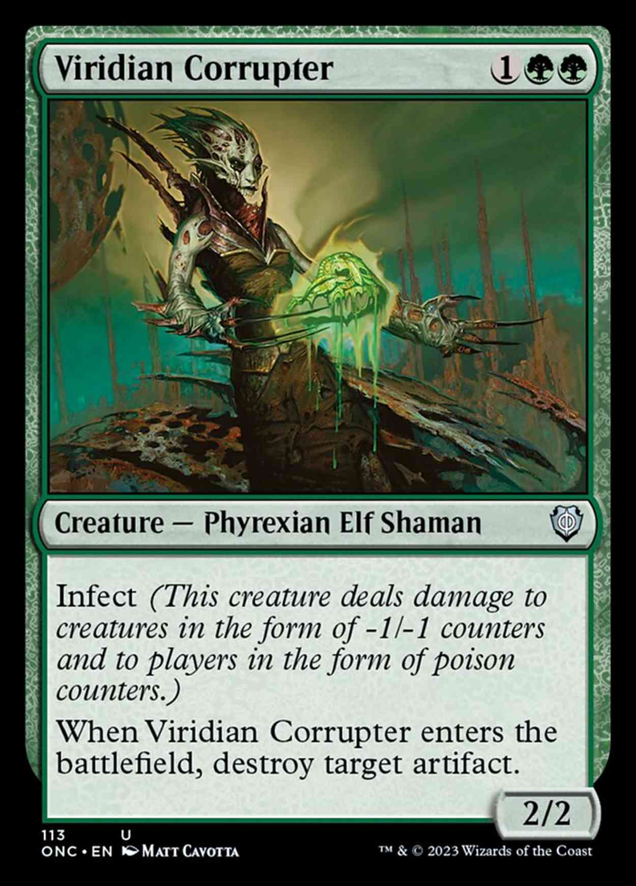 Viridian Corrupter magic card front