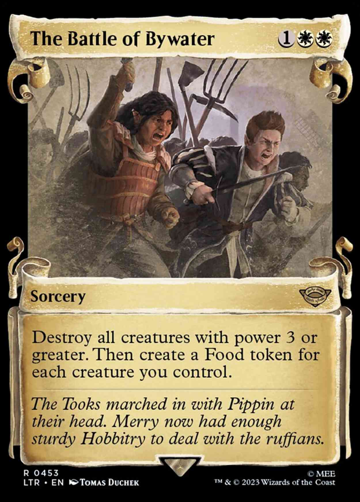 The Battle of Bywater (Showcase Scrolls) magic card front