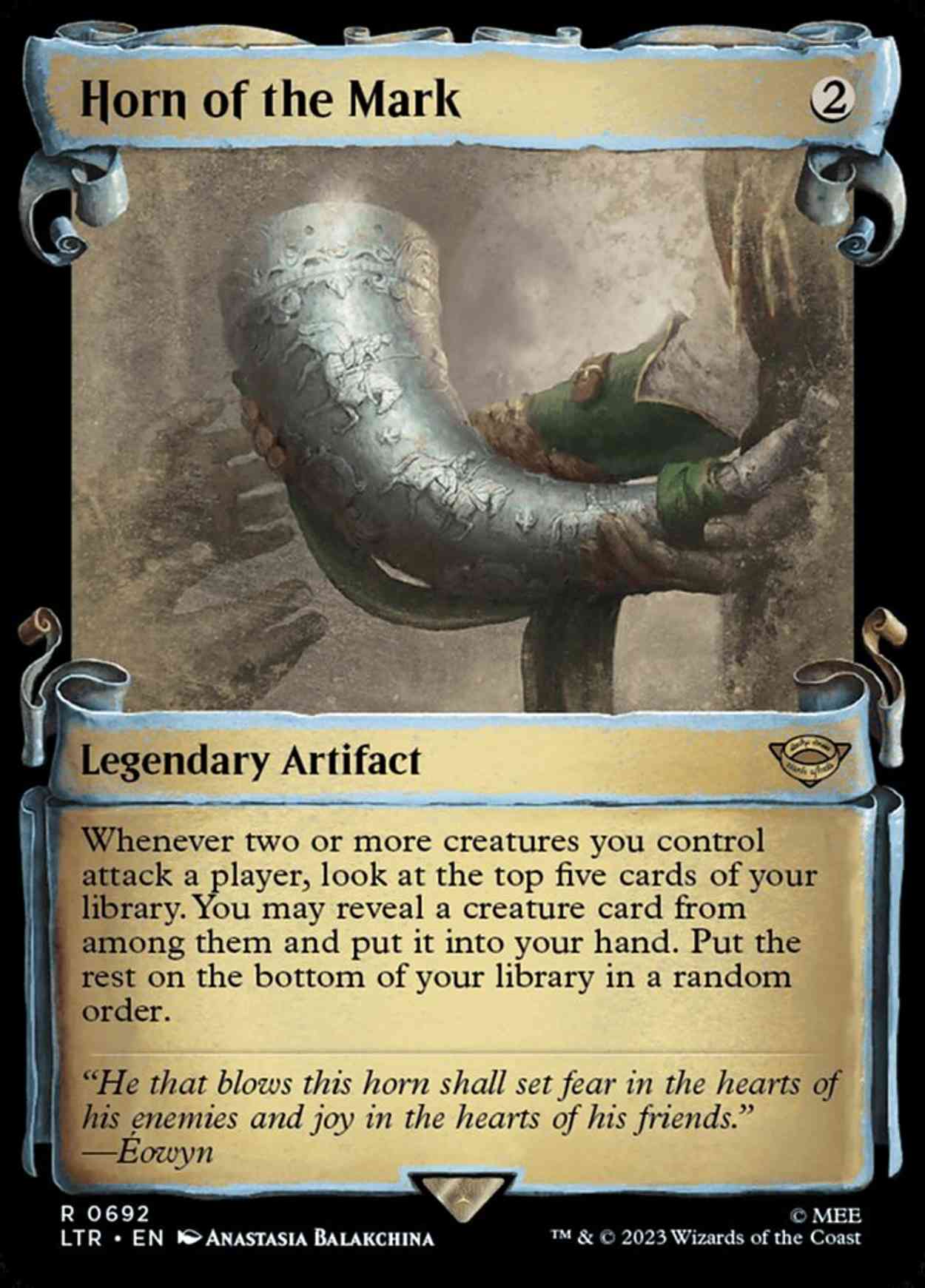 Horn of the Mark (Showcase Scrolls) magic card front