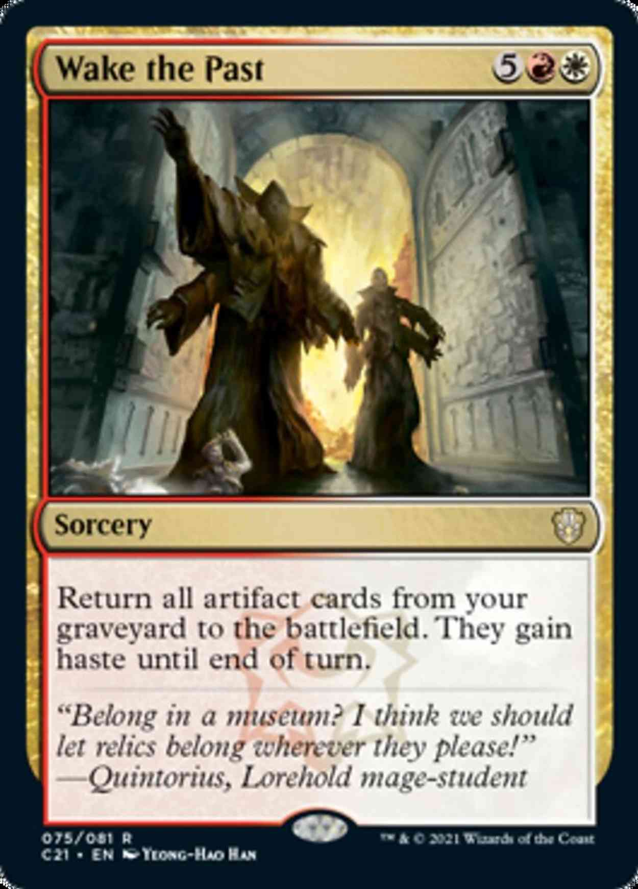 Wake the Past magic card front