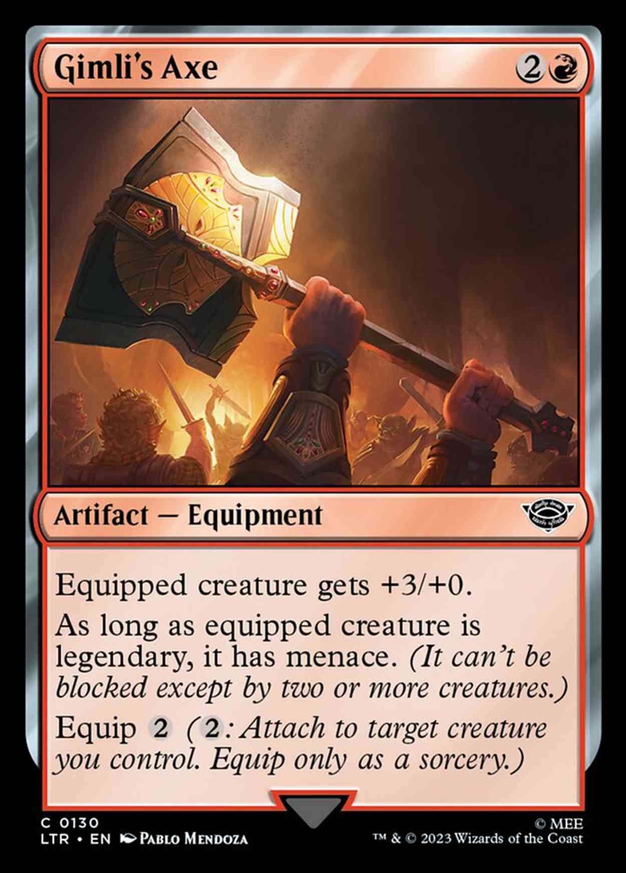 Gimli's Axe magic card front