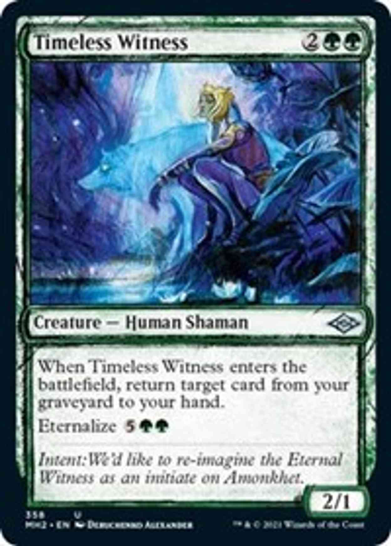 Timeless Witness (Showcase) magic card front