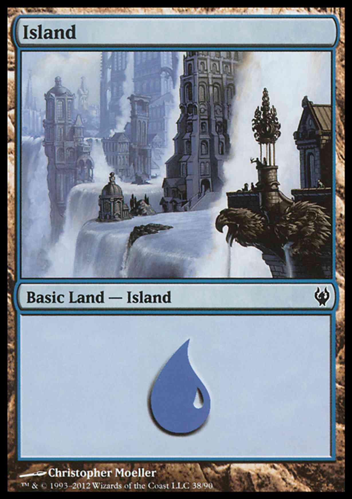 Island (38)  magic card front