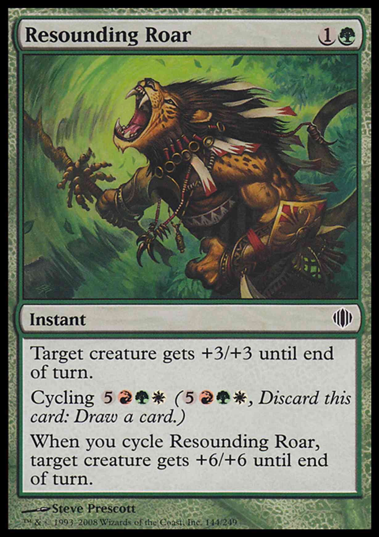Resounding Roar magic card front