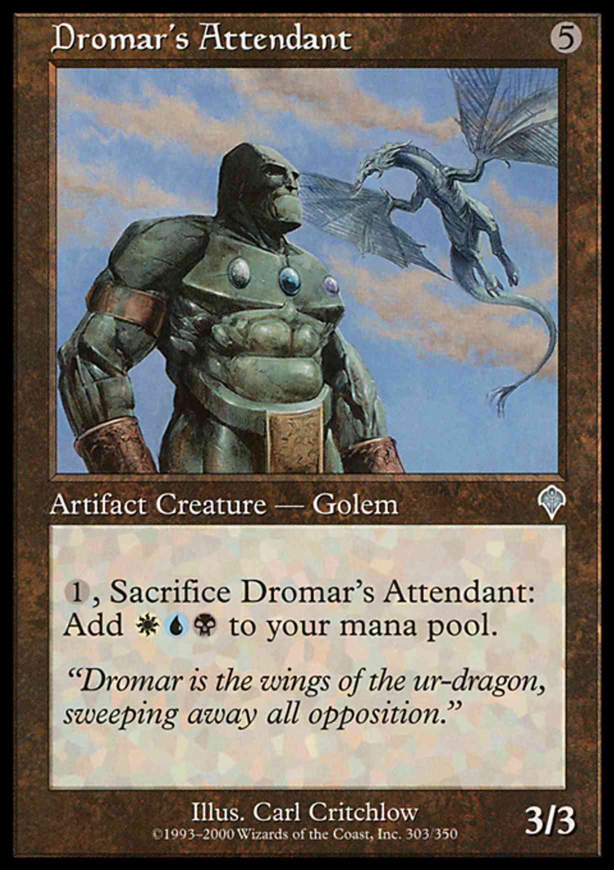 Dromar's Attendant magic card front
