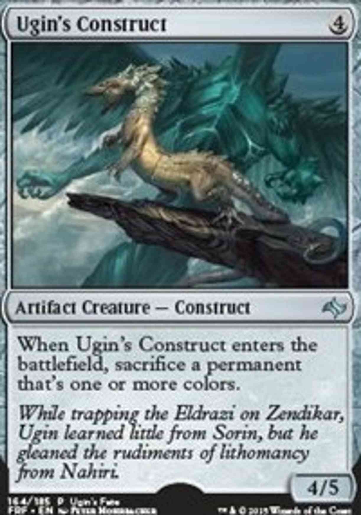 Ugin's Construct magic card front
