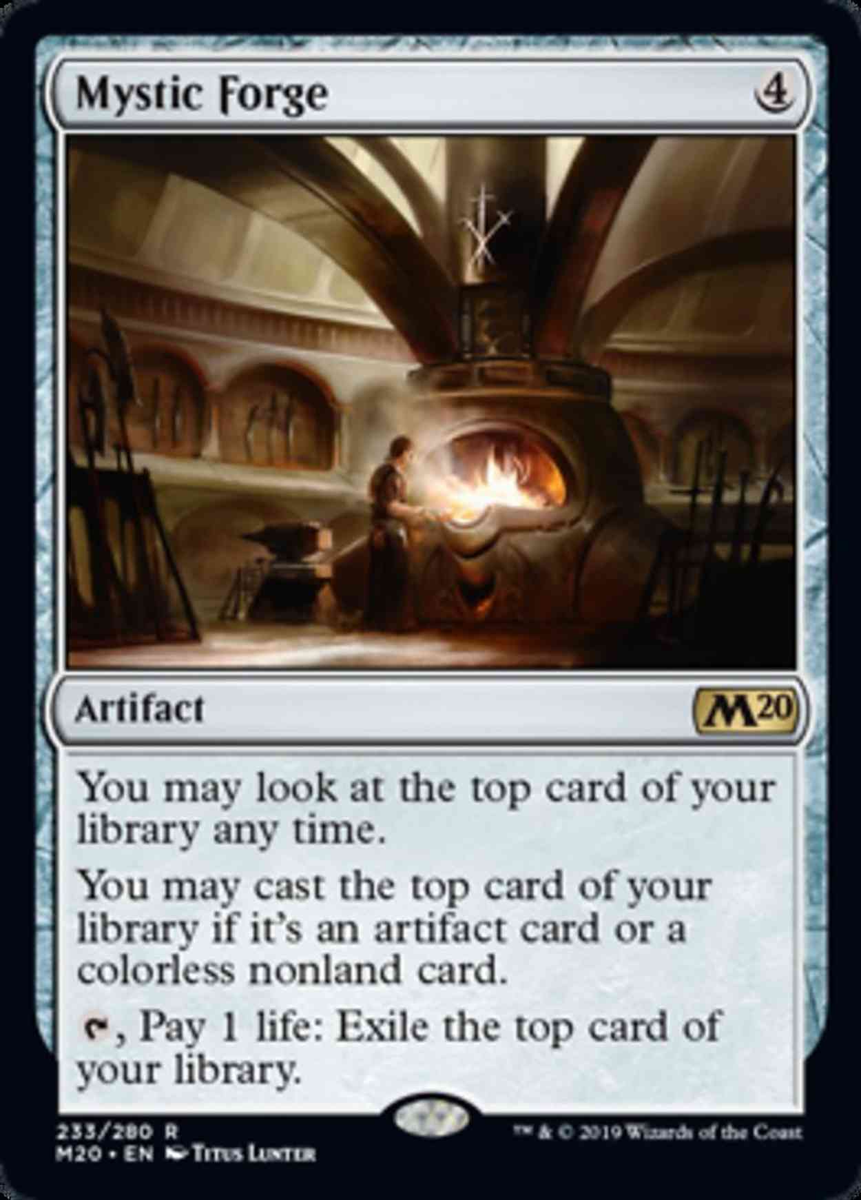 Mystic Forge magic card front