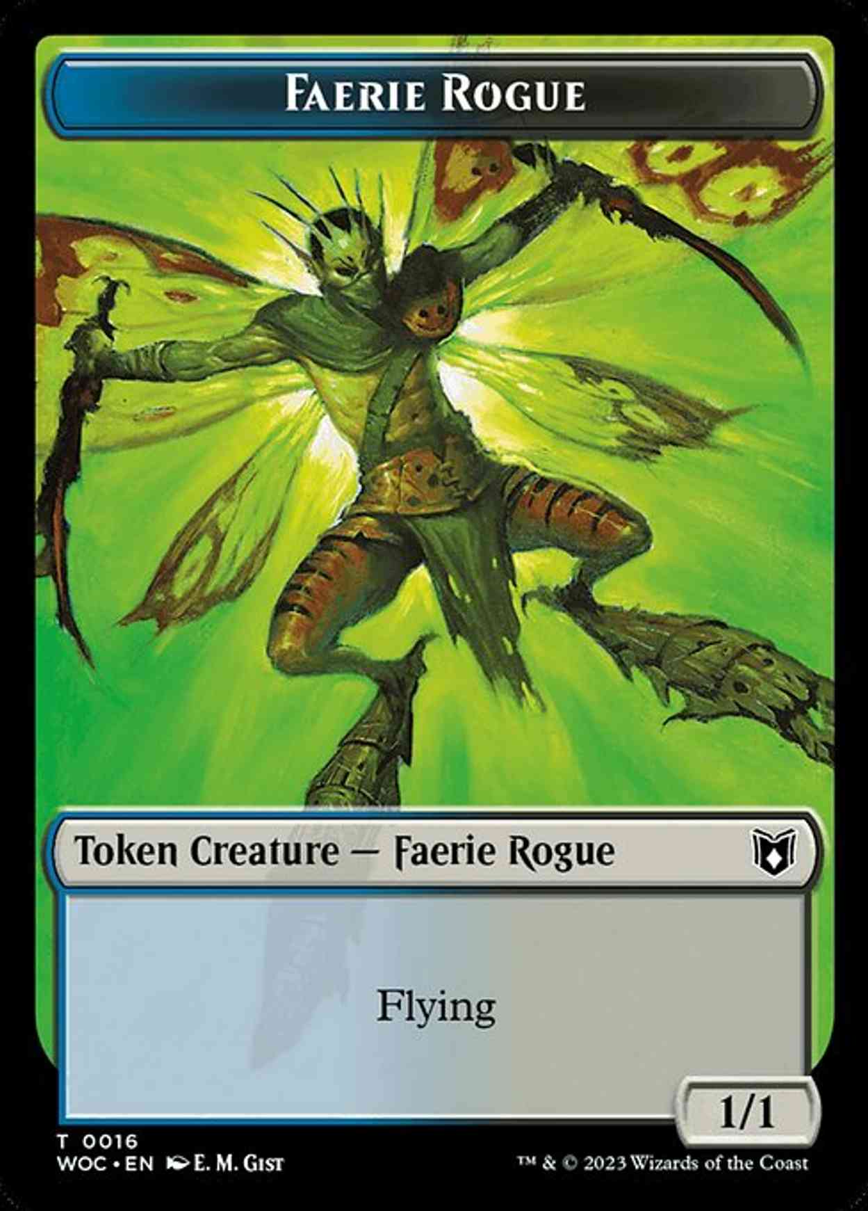 Faerie Rogue (0016) // Copy Double-Sided Token magic card front