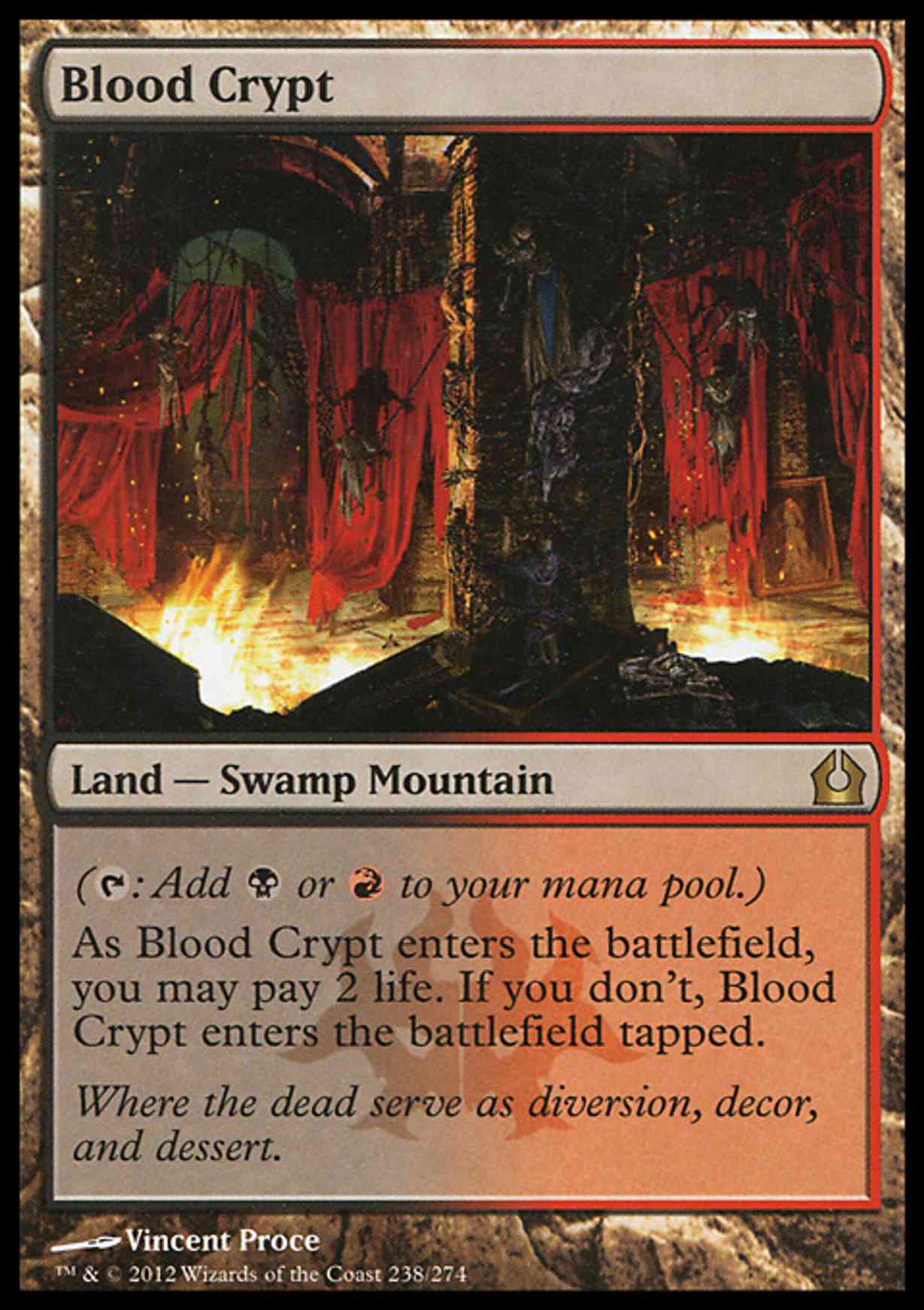 Blood Crypt magic card front