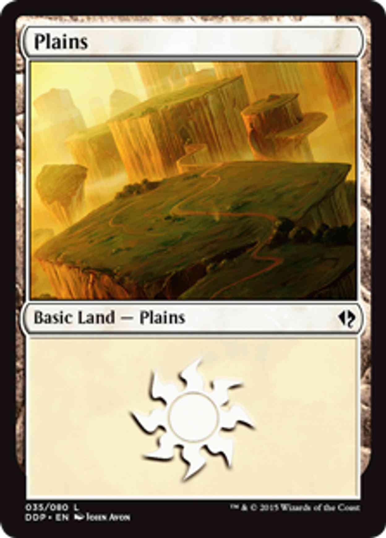 Plains (35) magic card front