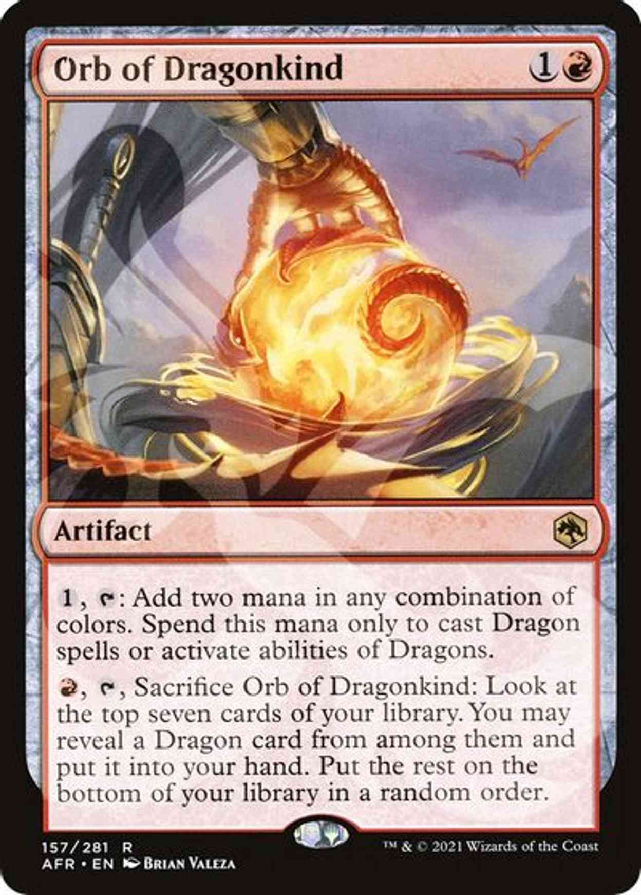 Orb of Dragonkind magic card front