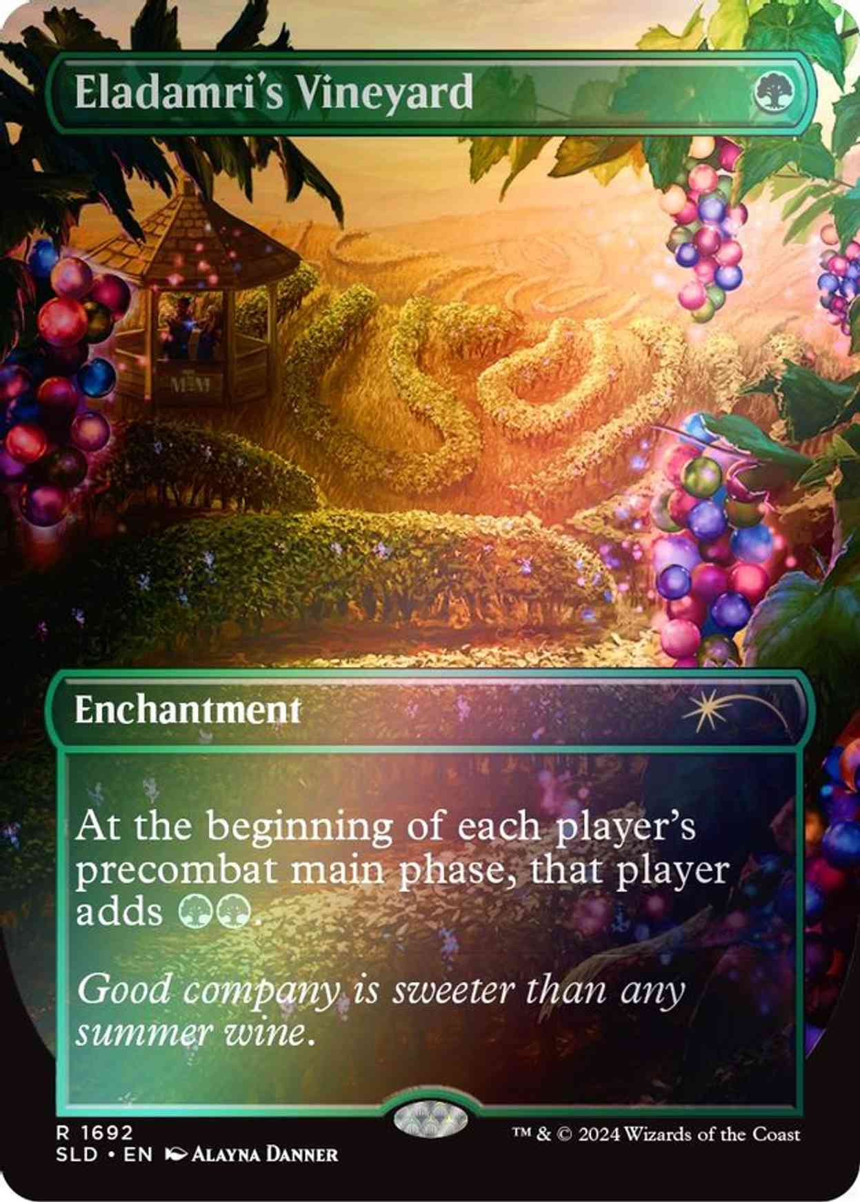 Eladamri's Vineyard (Rainbow Foil) magic card front