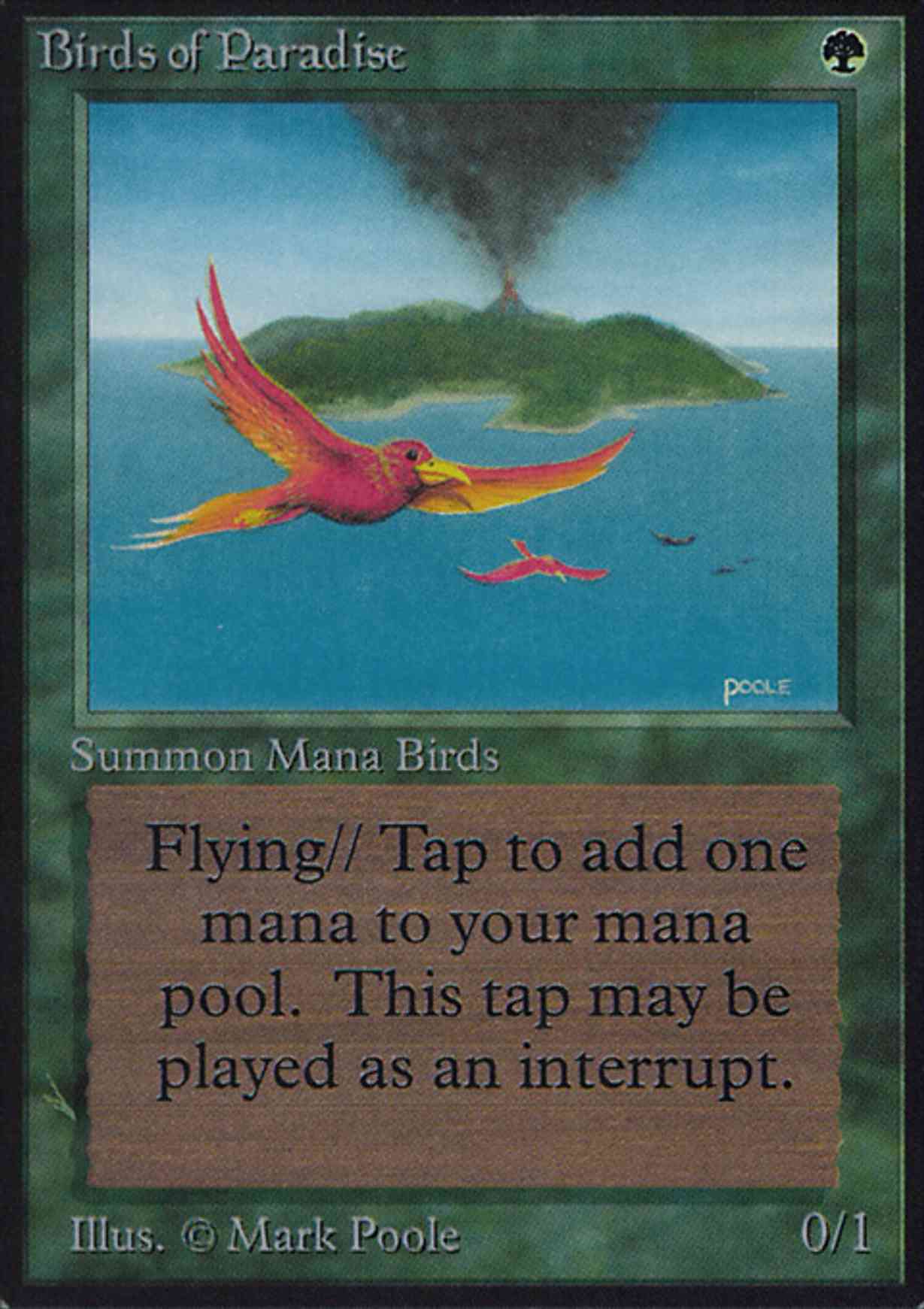 Birds of Paradise magic card front