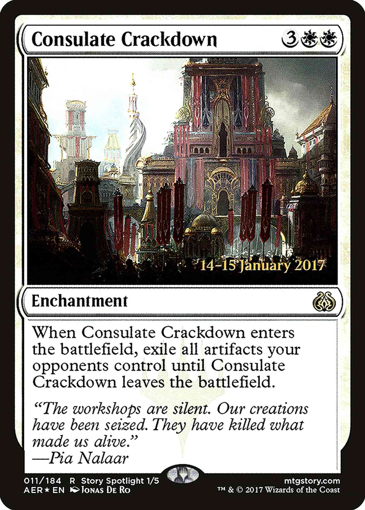 Consulate Crackdown magic card front